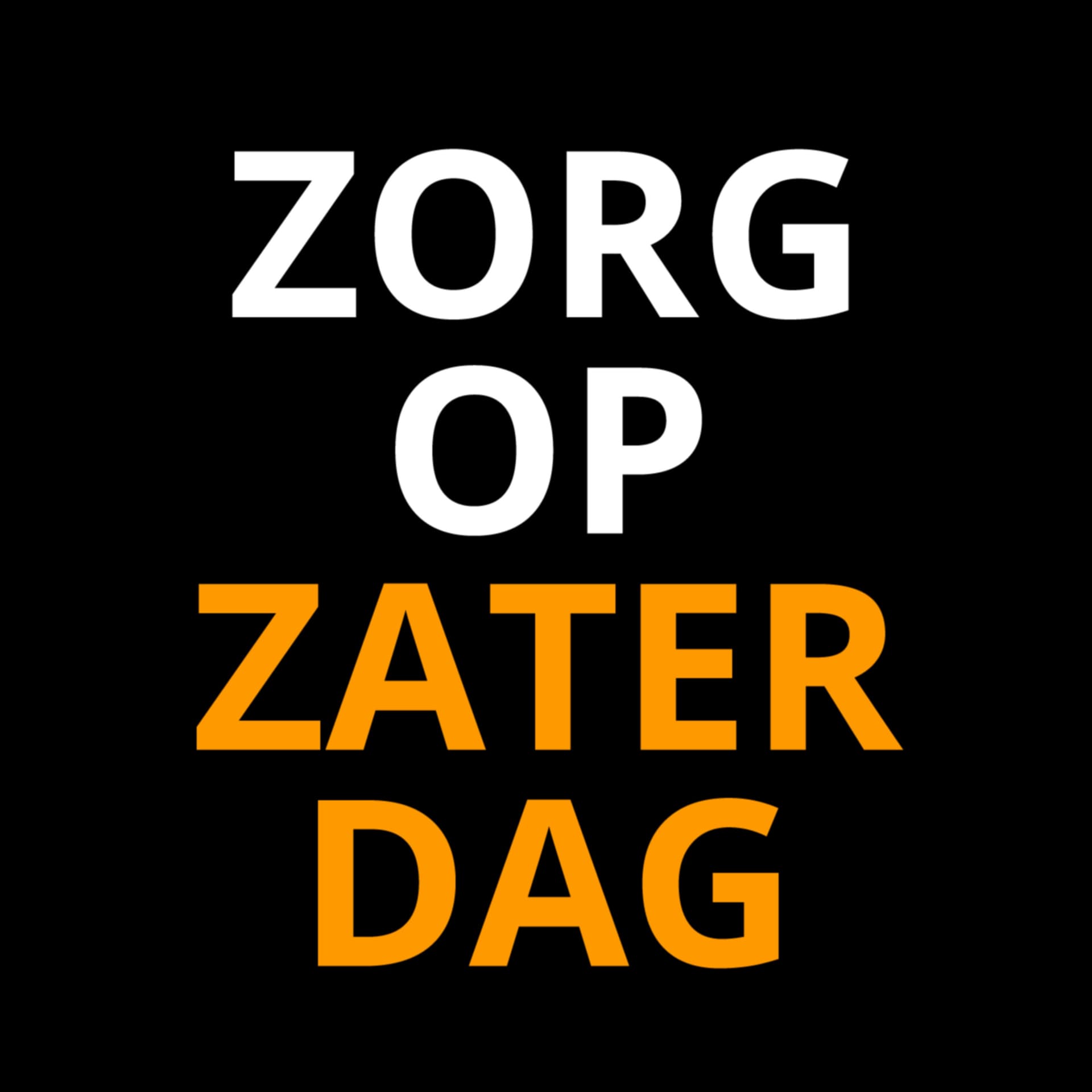 Zorg op Zaterdag - Podcasts