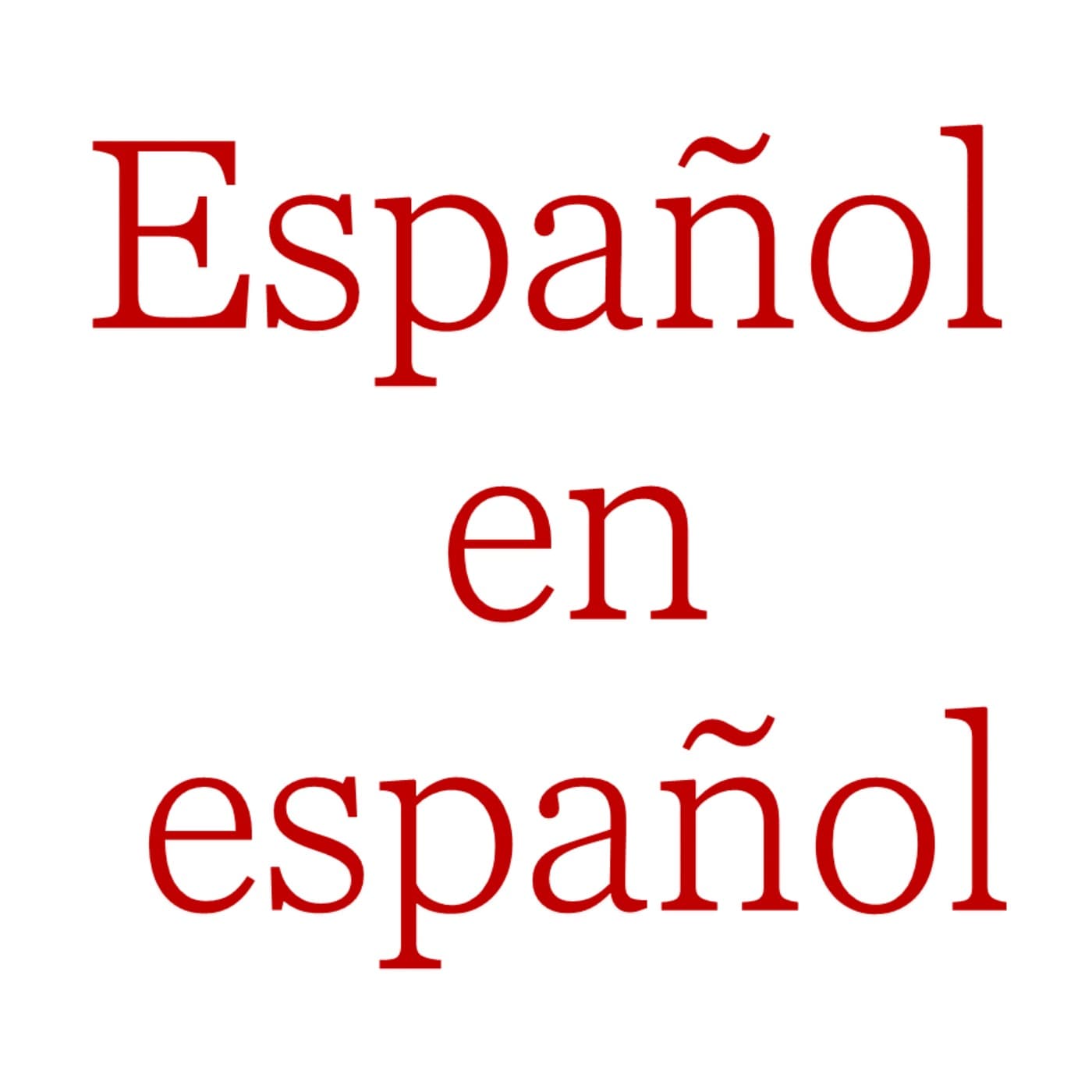 Español en español - Podcasts