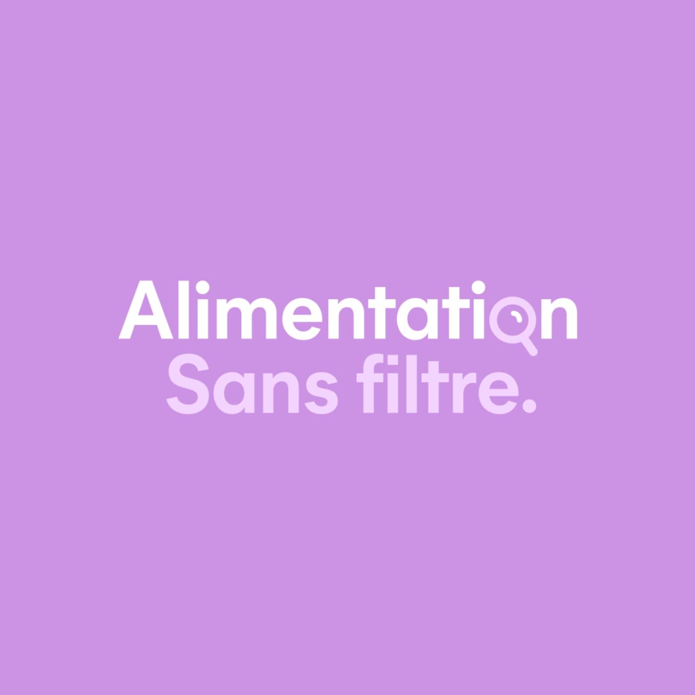 Alimentation sans filtre - Podcasts