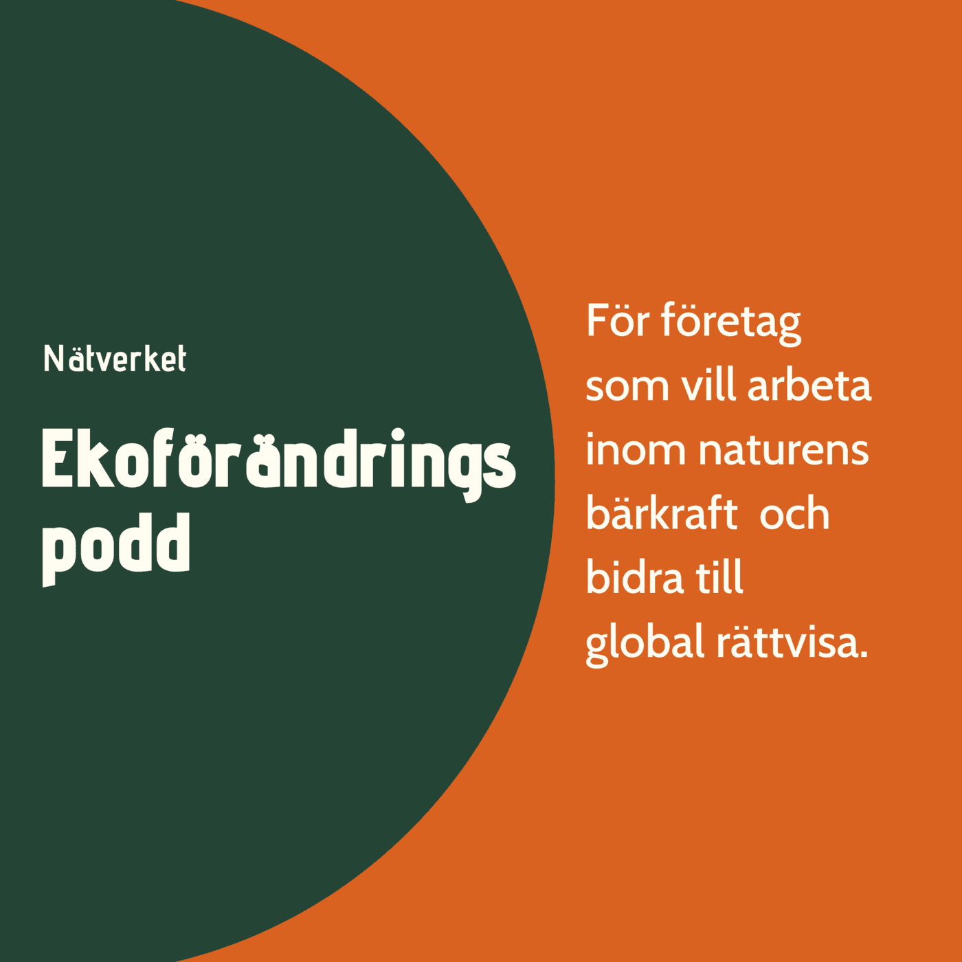 Nätverket Ekoförändrings podd - Podcasts