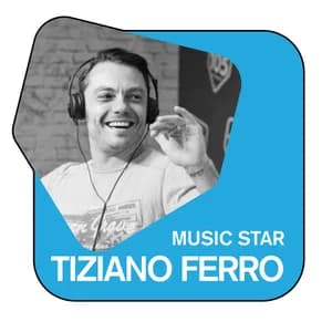 Radio 105 - MUSIC STAR Tiziano Ferro - Italy Live Radio