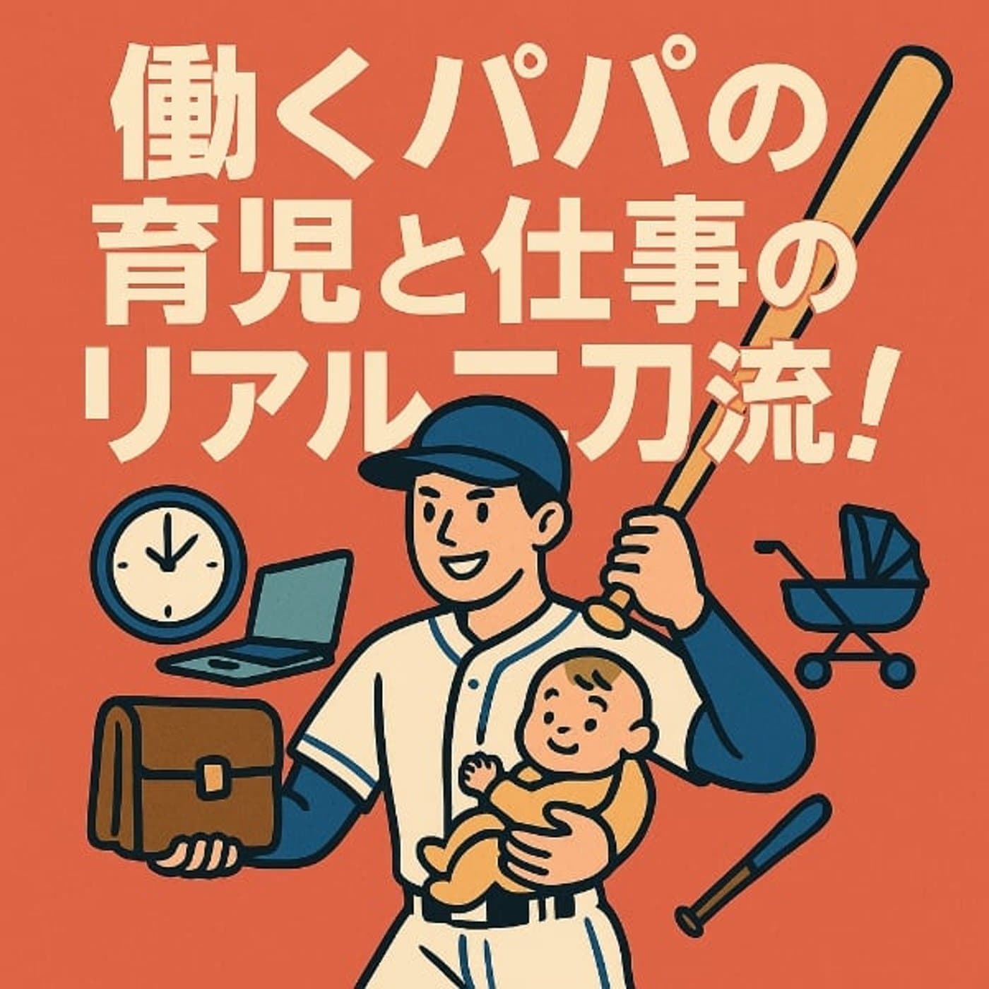 働くパパの育児と仕事のリアル二刀流! - Podcasts