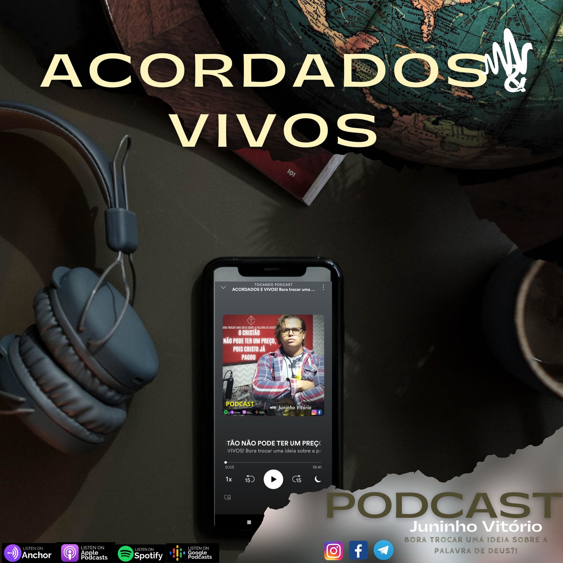ACORDADOS E VIVOS! Bora trocar uma ideia sobre a palavra de Deus?! - Podcasts