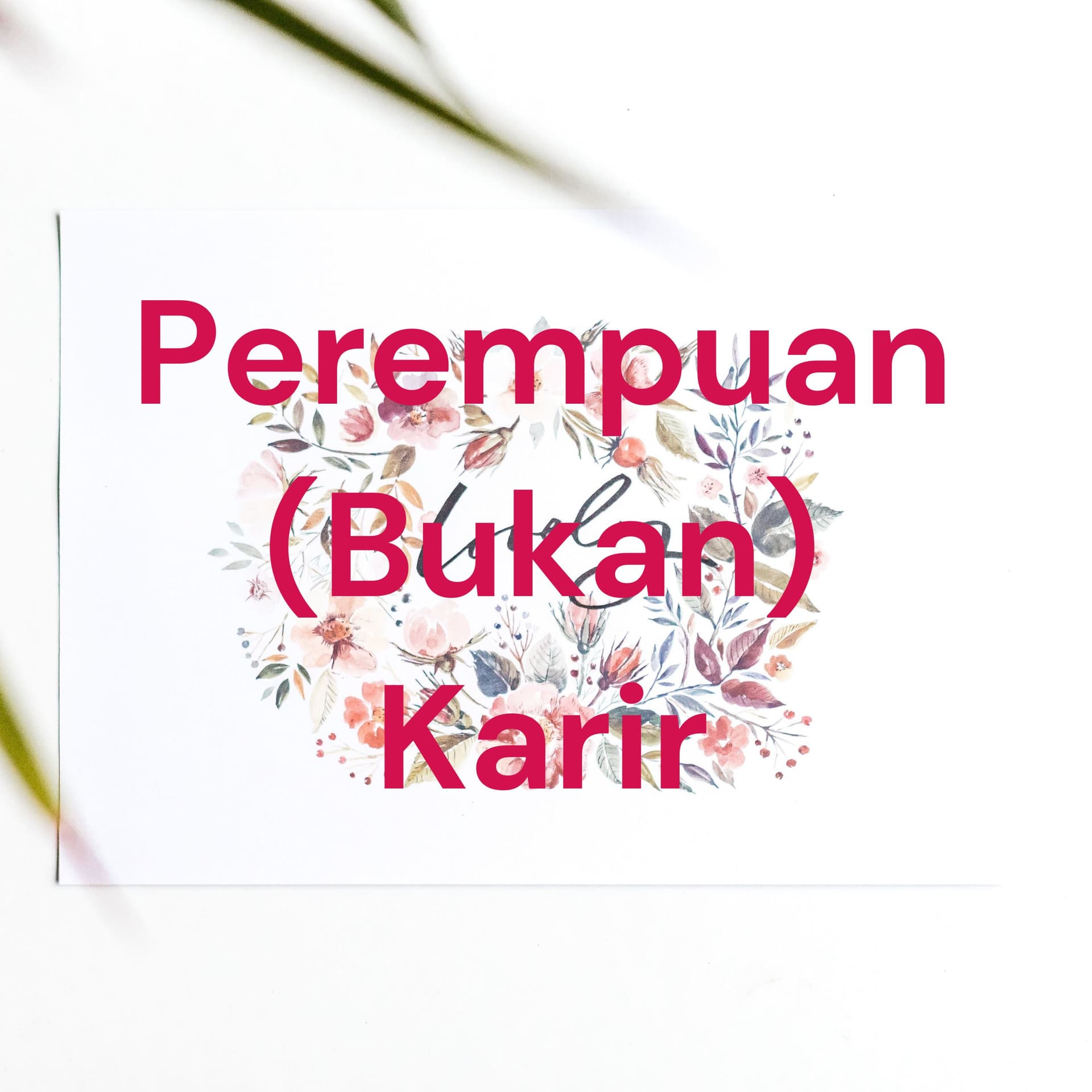 Perempuan (Bukan) Karir
