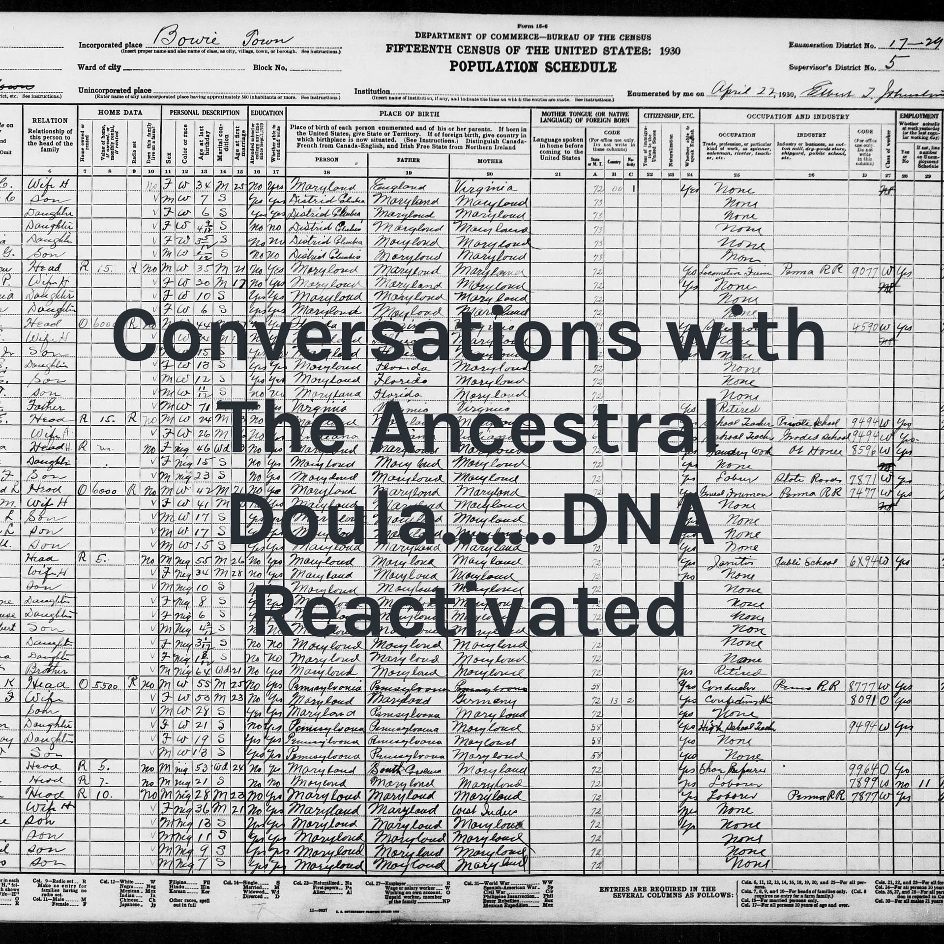 Conversations with The Ancestral Doula.......DNA Reactivated - Podcasts