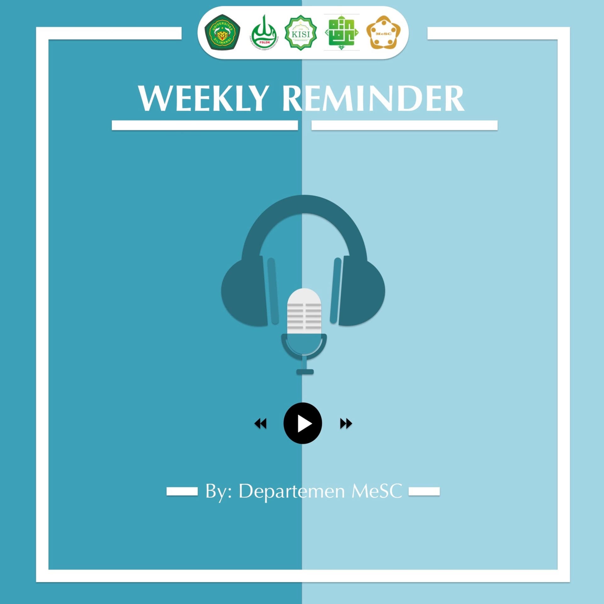 Weekly Reminder - Podcasts