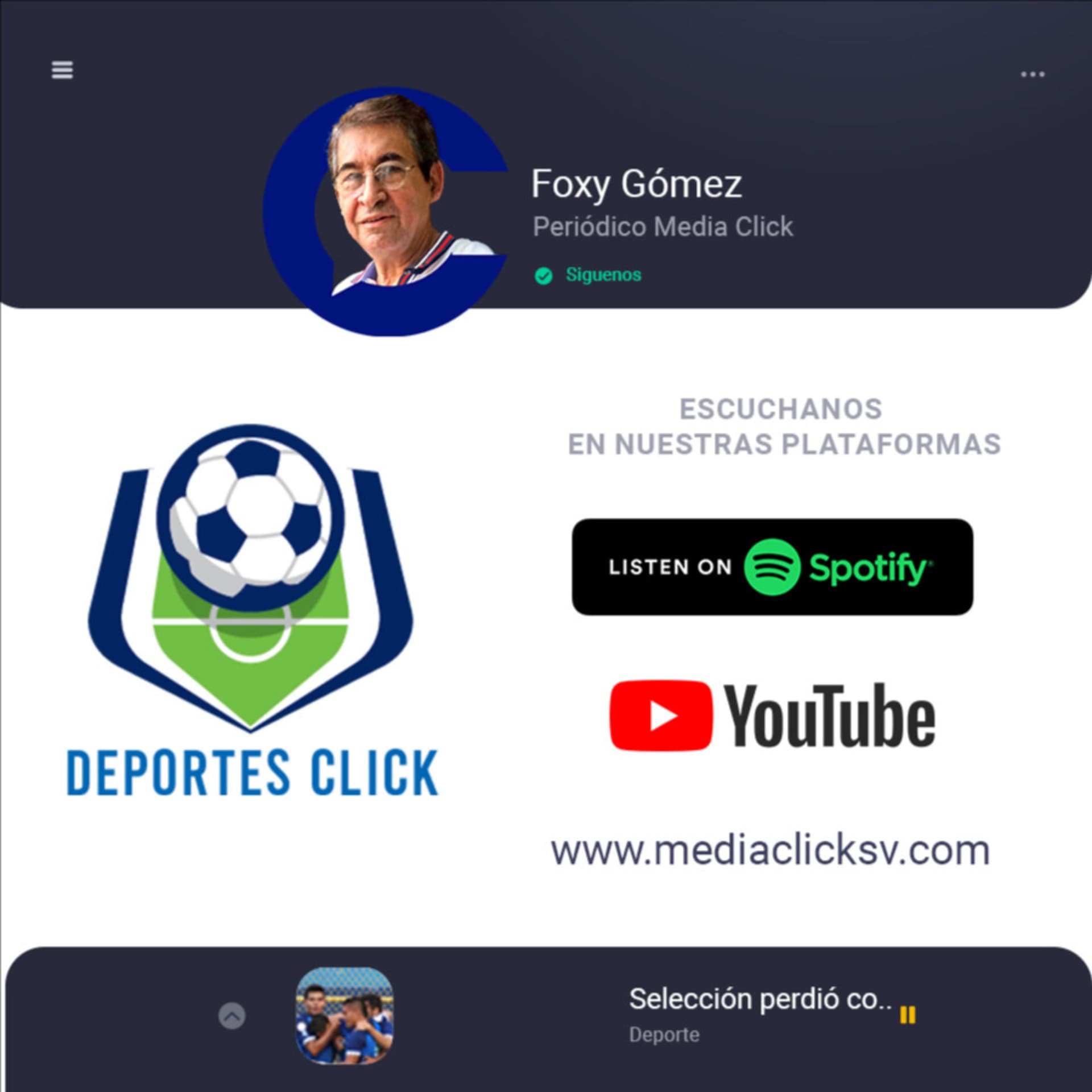 Periódico Media Click El Salvador