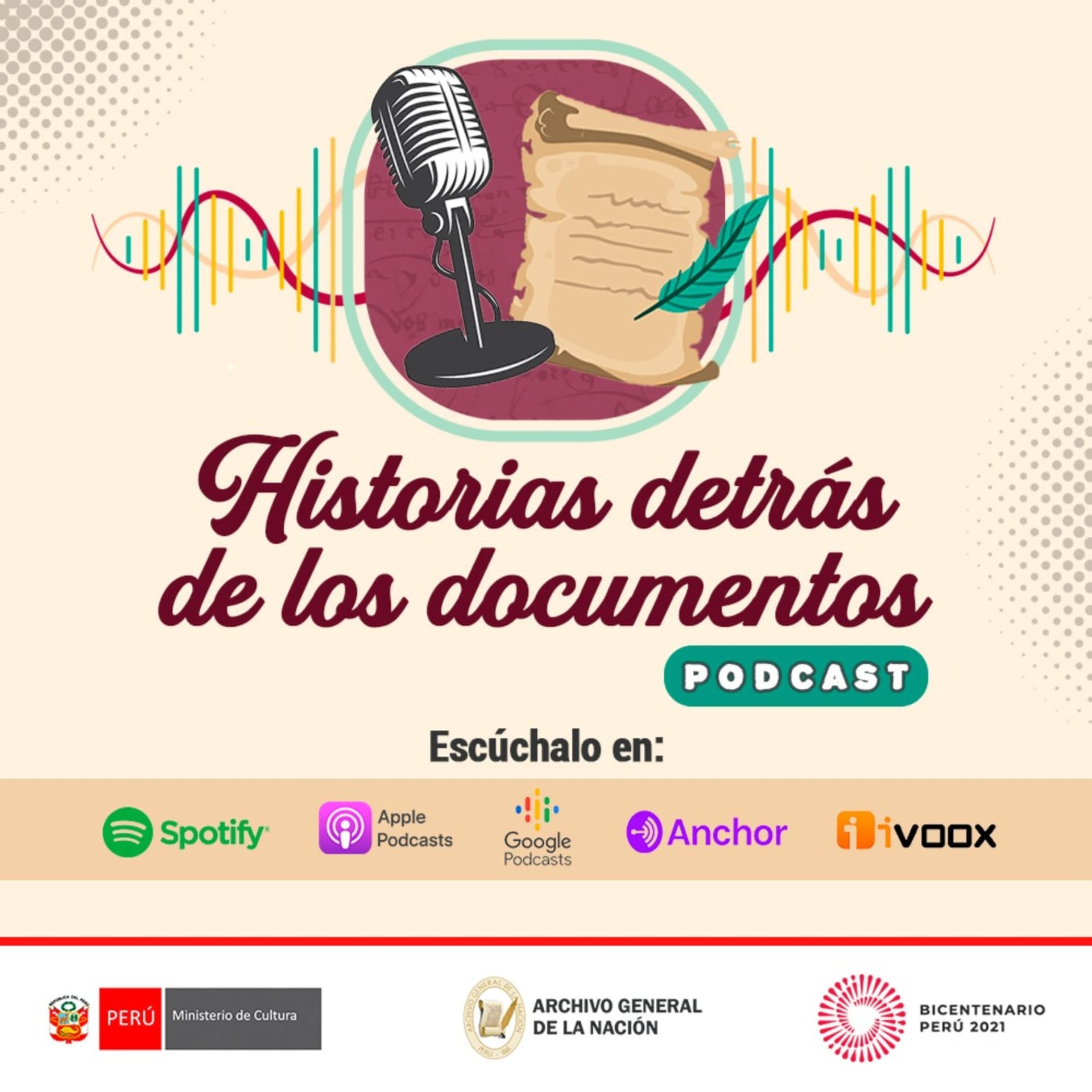 Historias detrás de los documentos - Podcasts