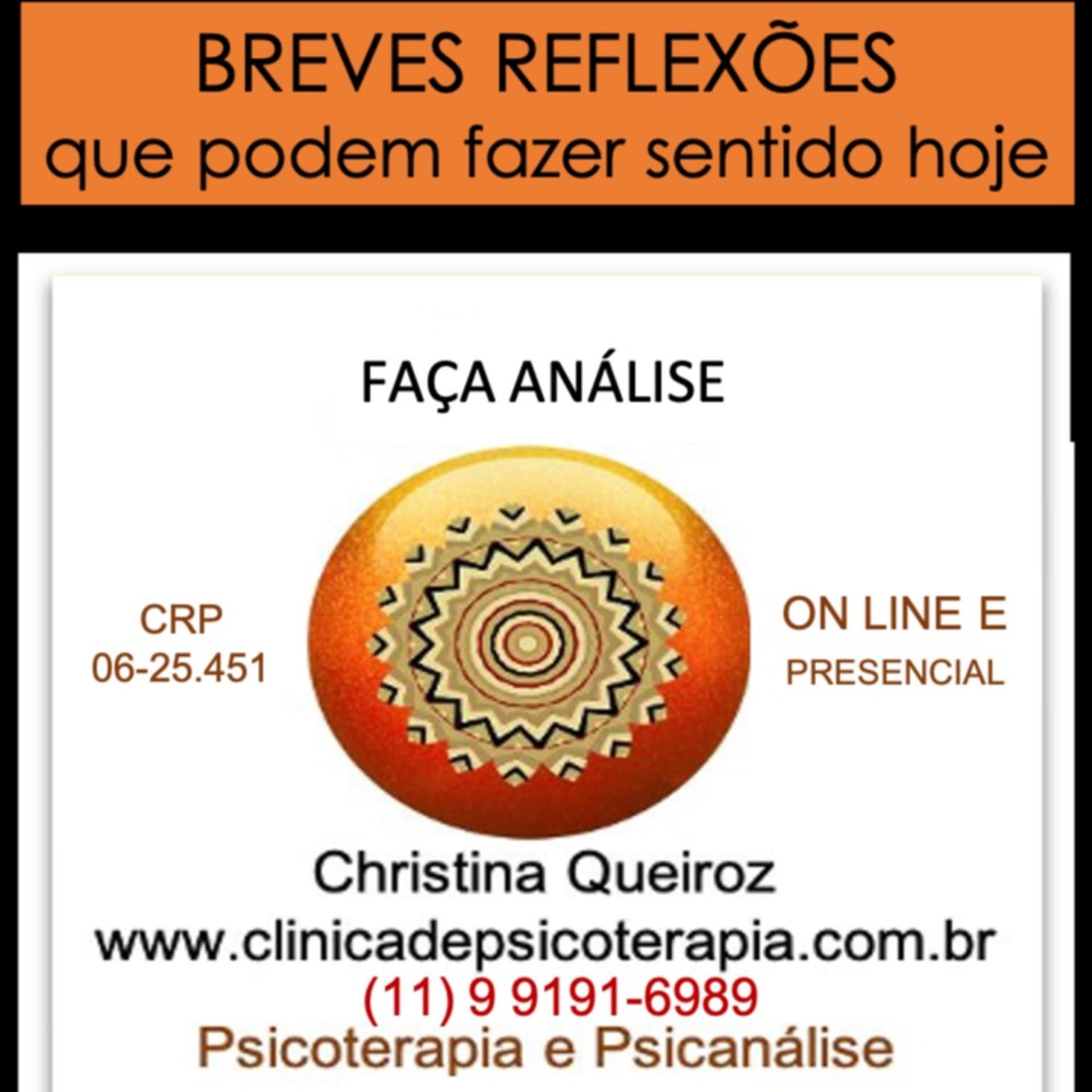 PSICOTERAPEUTA CHRISTINA QUEIROZ - Atendimento Online - Podcasts