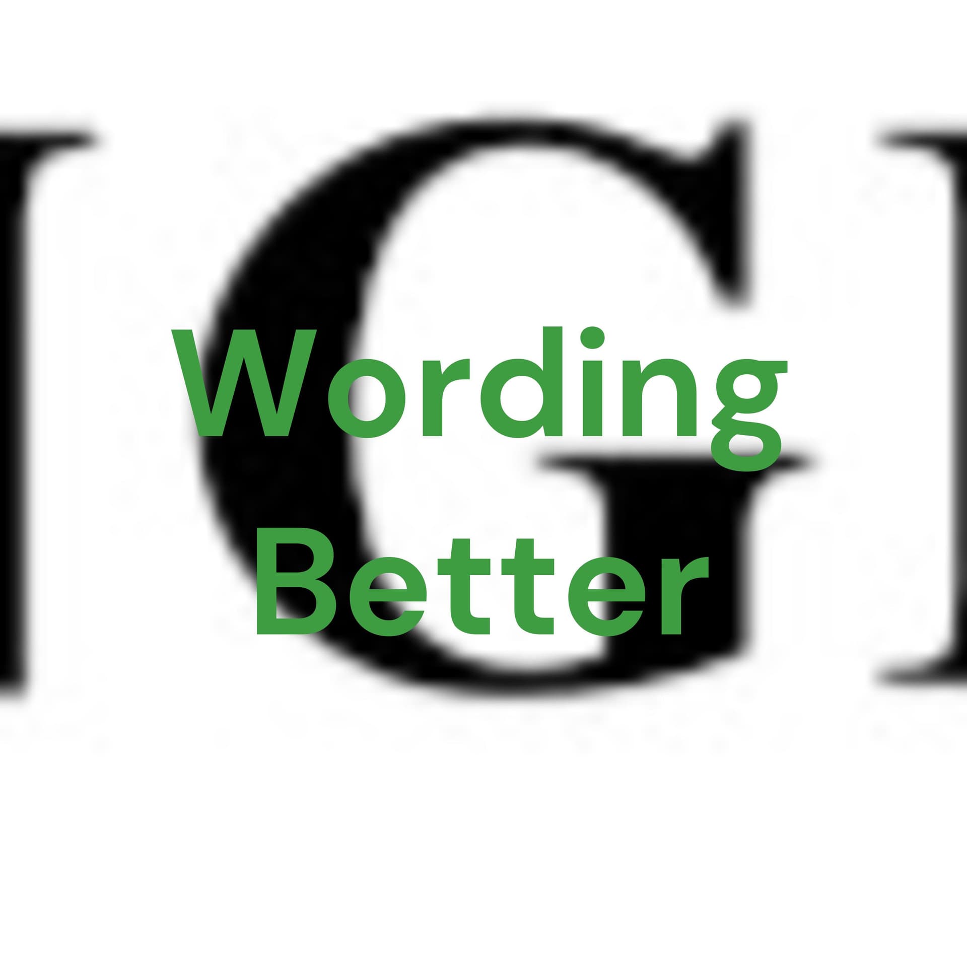 Wording Better - Podcasts