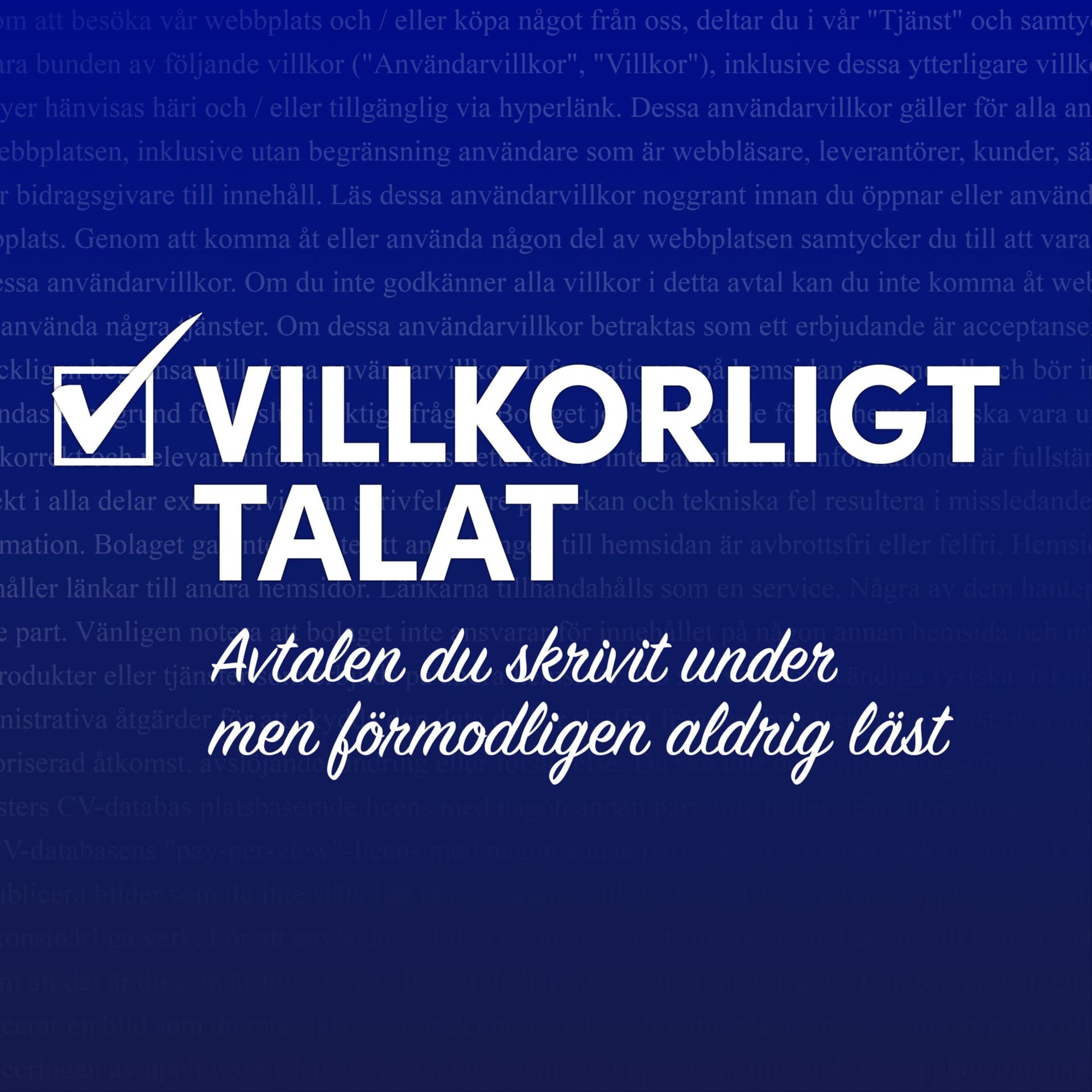 Villkorligt talat - Podcasts
