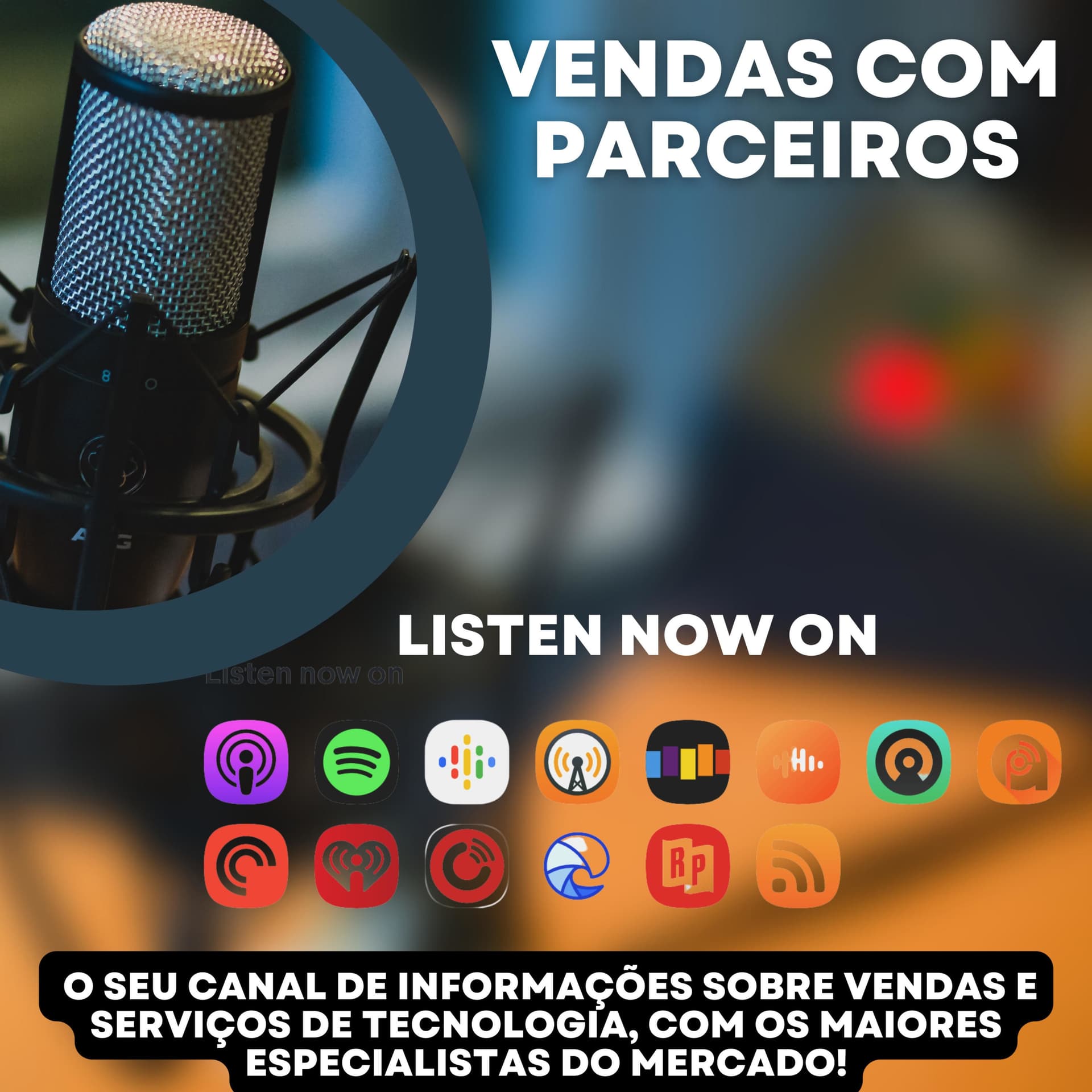 Vendas com Parceiros - Podcasts