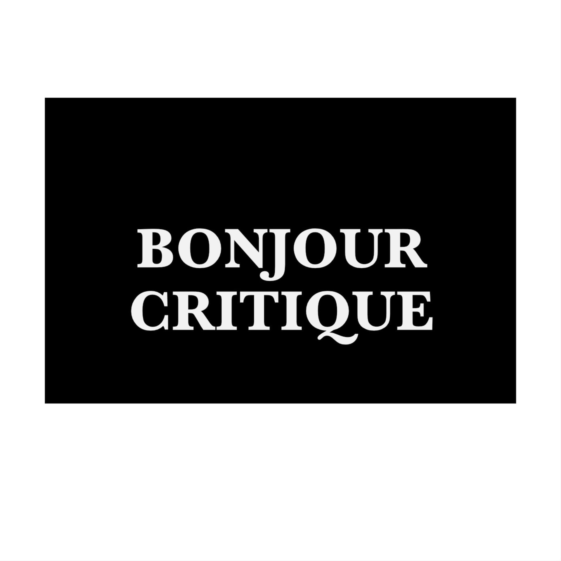 bonjour critique - Podcasts