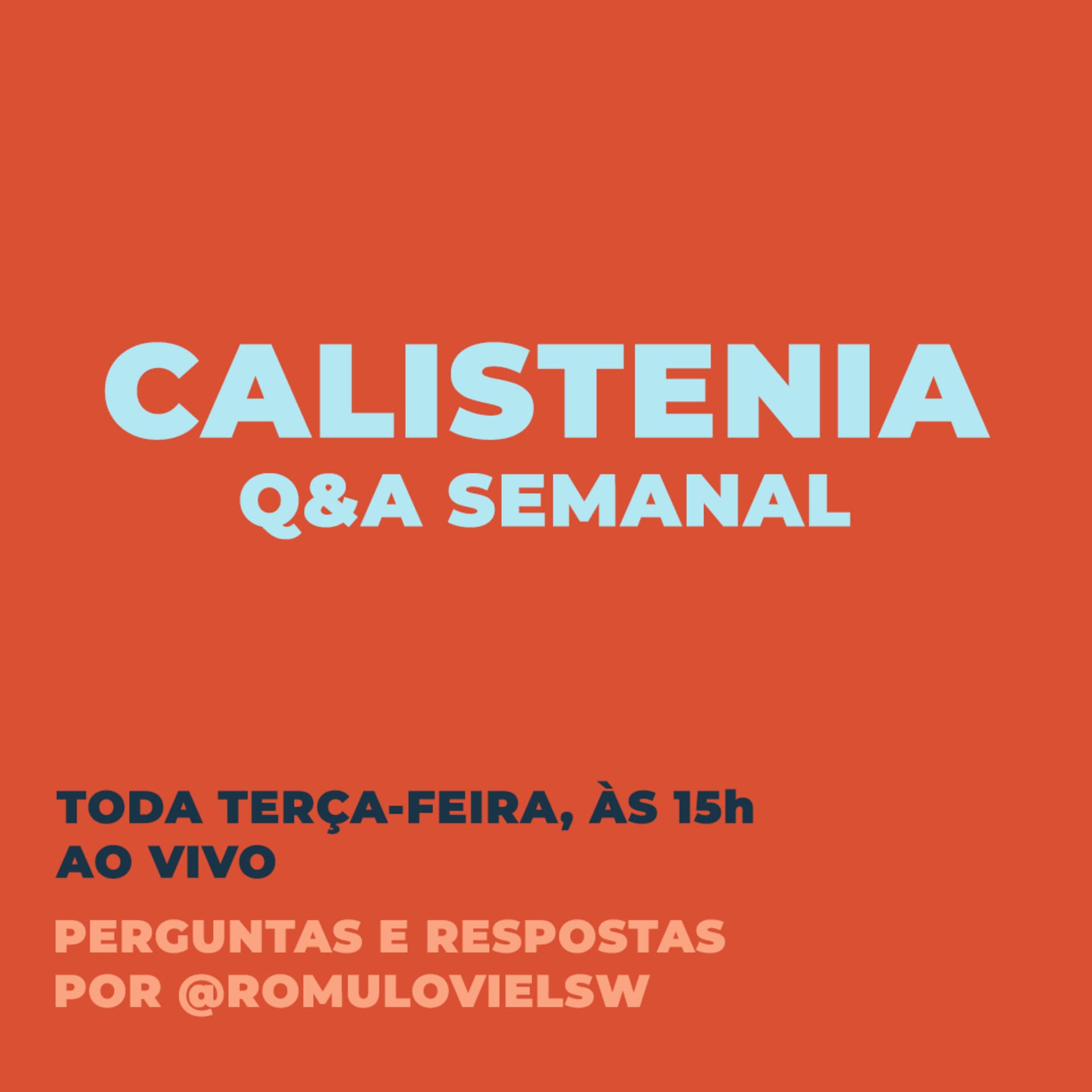Q&A de Calistenia | Romulo Viel - Podcasts