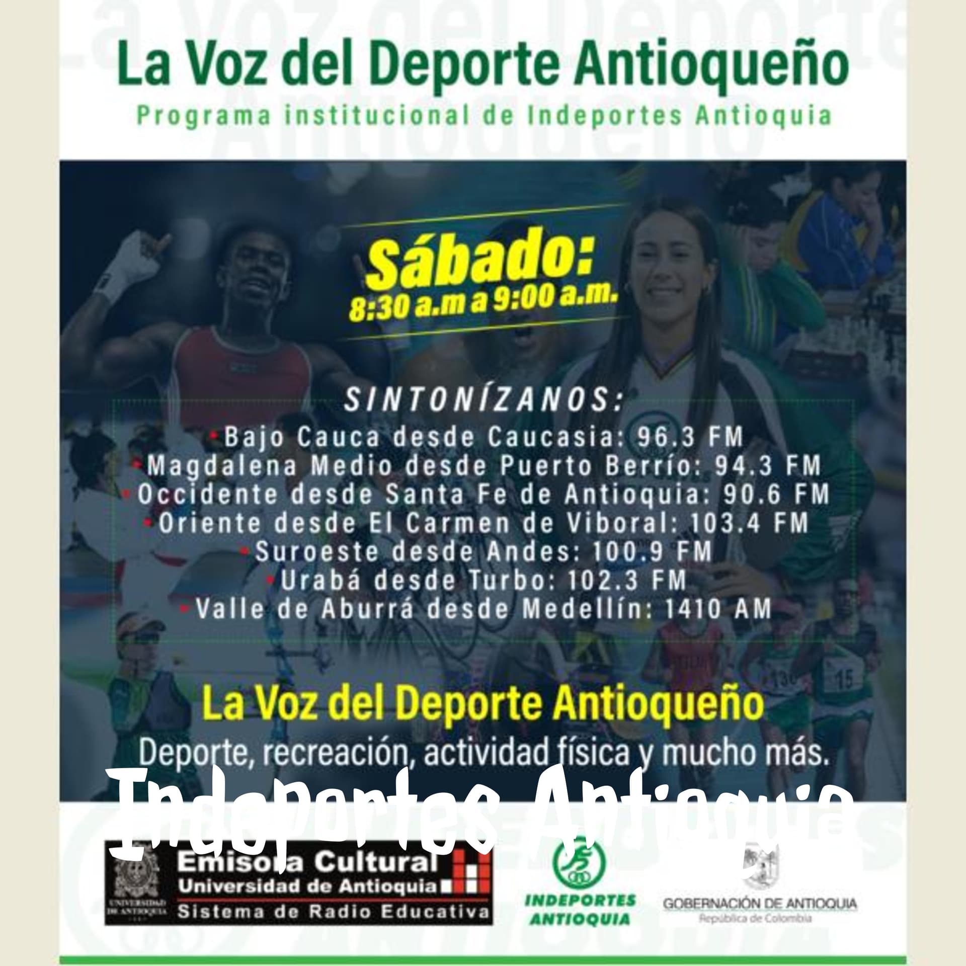 Indeportes Antioquia - Radio - Podcasts