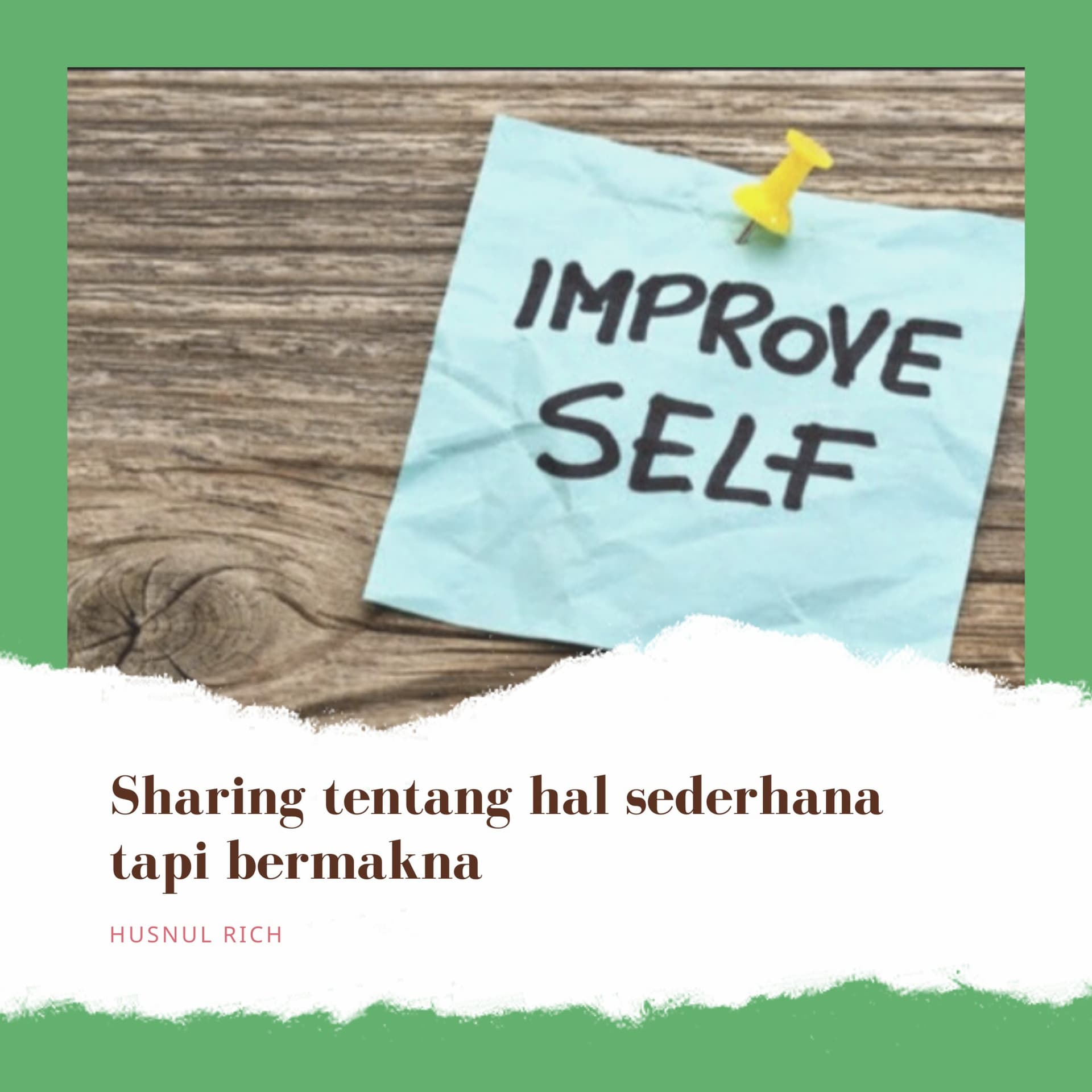 Improve Yourself With Husnul Rich - Podcasts