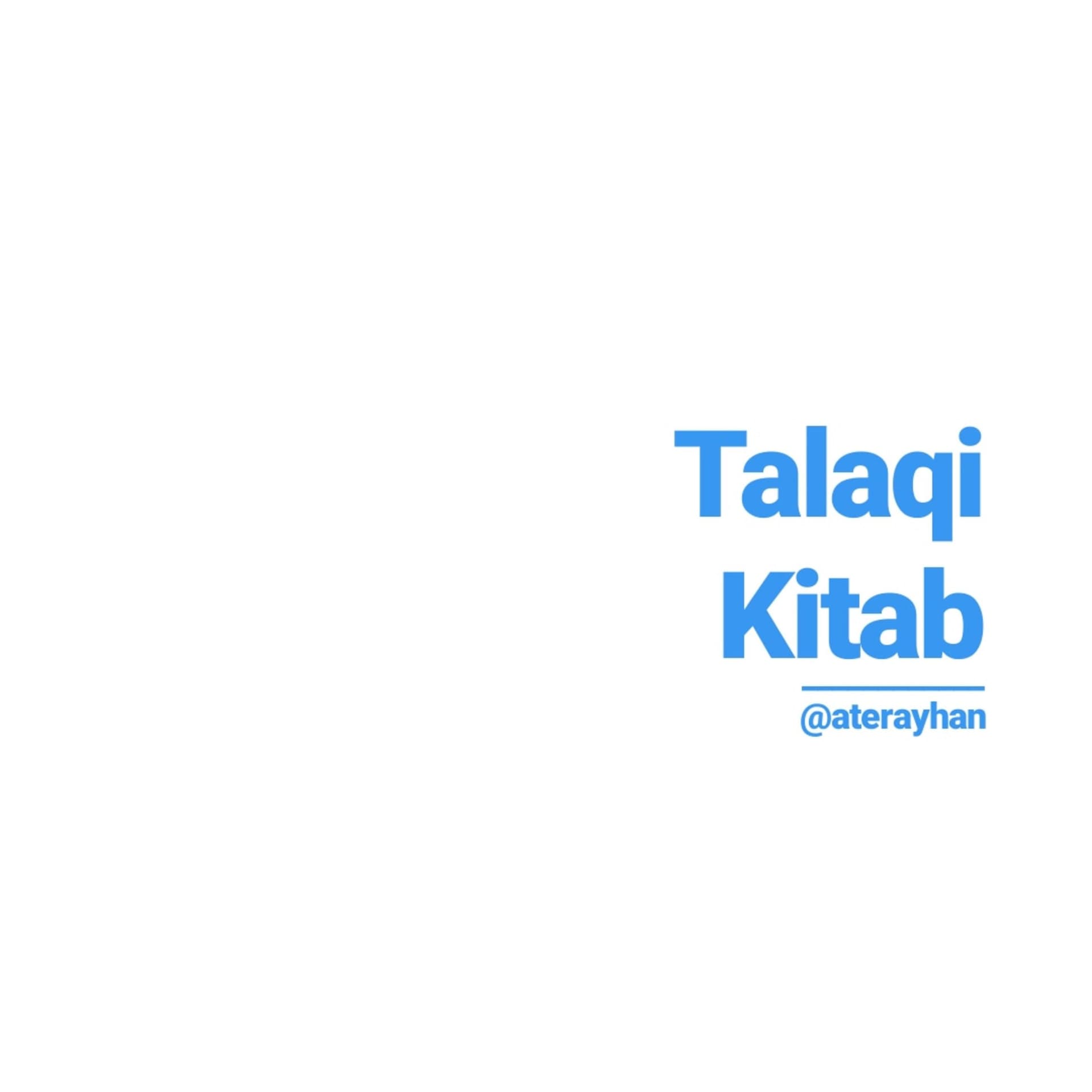 #talaqikitab - Podcasts