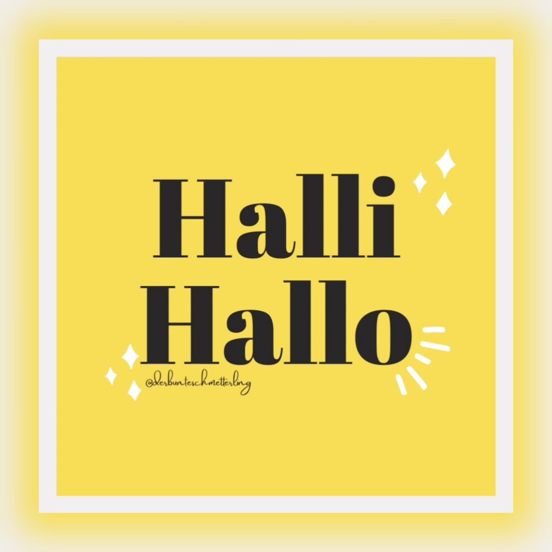 Halli Hallo !
