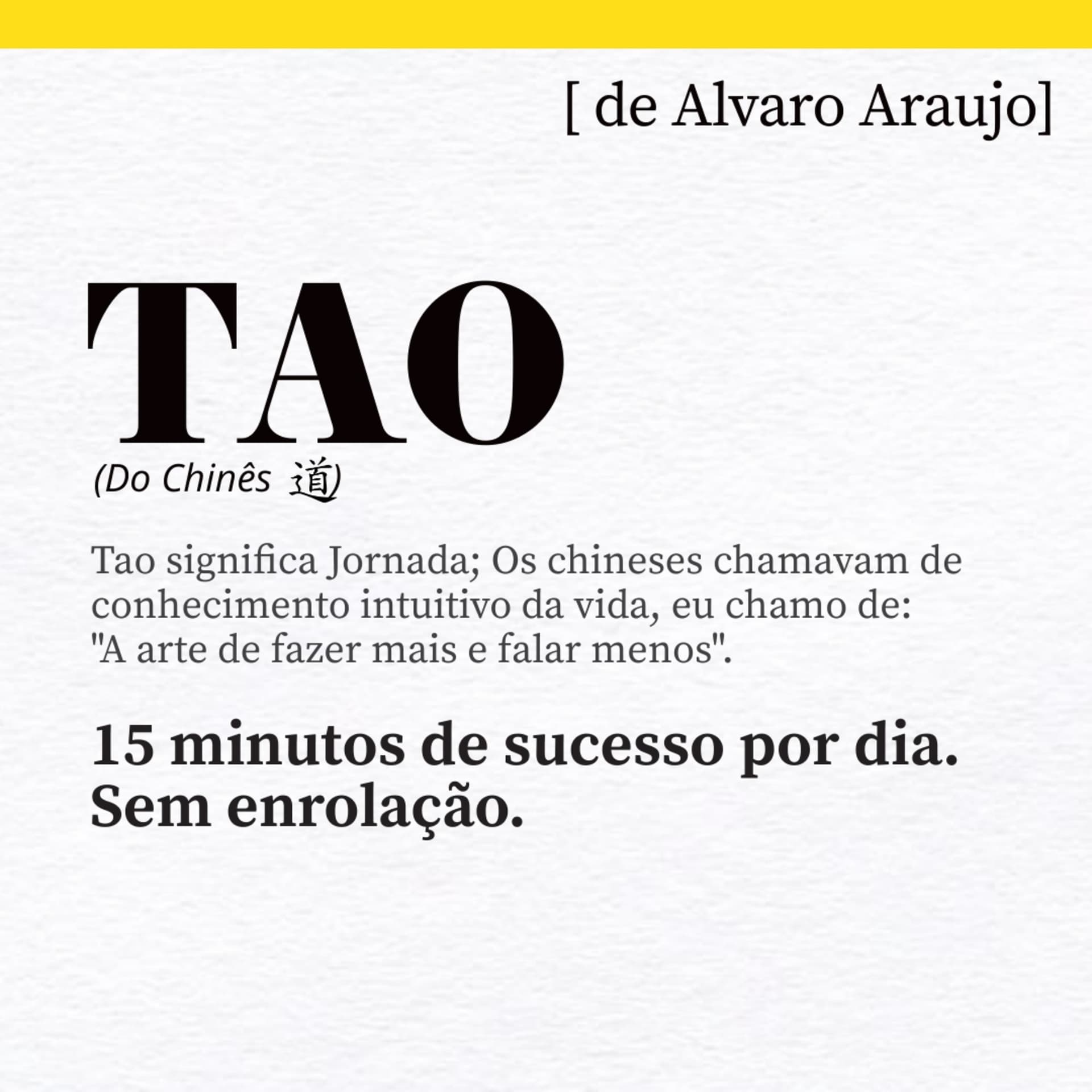 TAO - de Alvaro Araujo - Podcasts