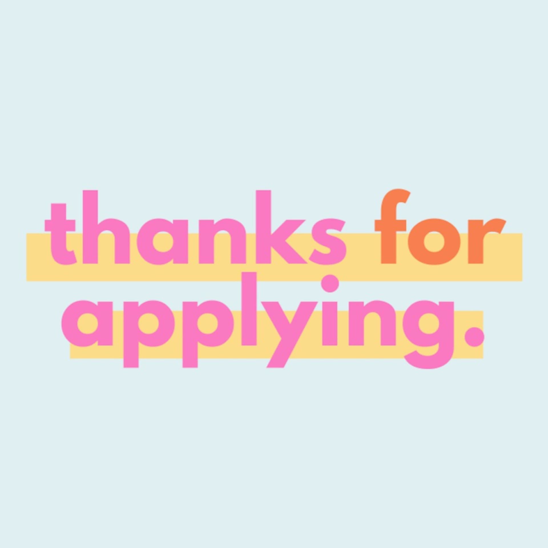 Thanks for Applying - Podcasts