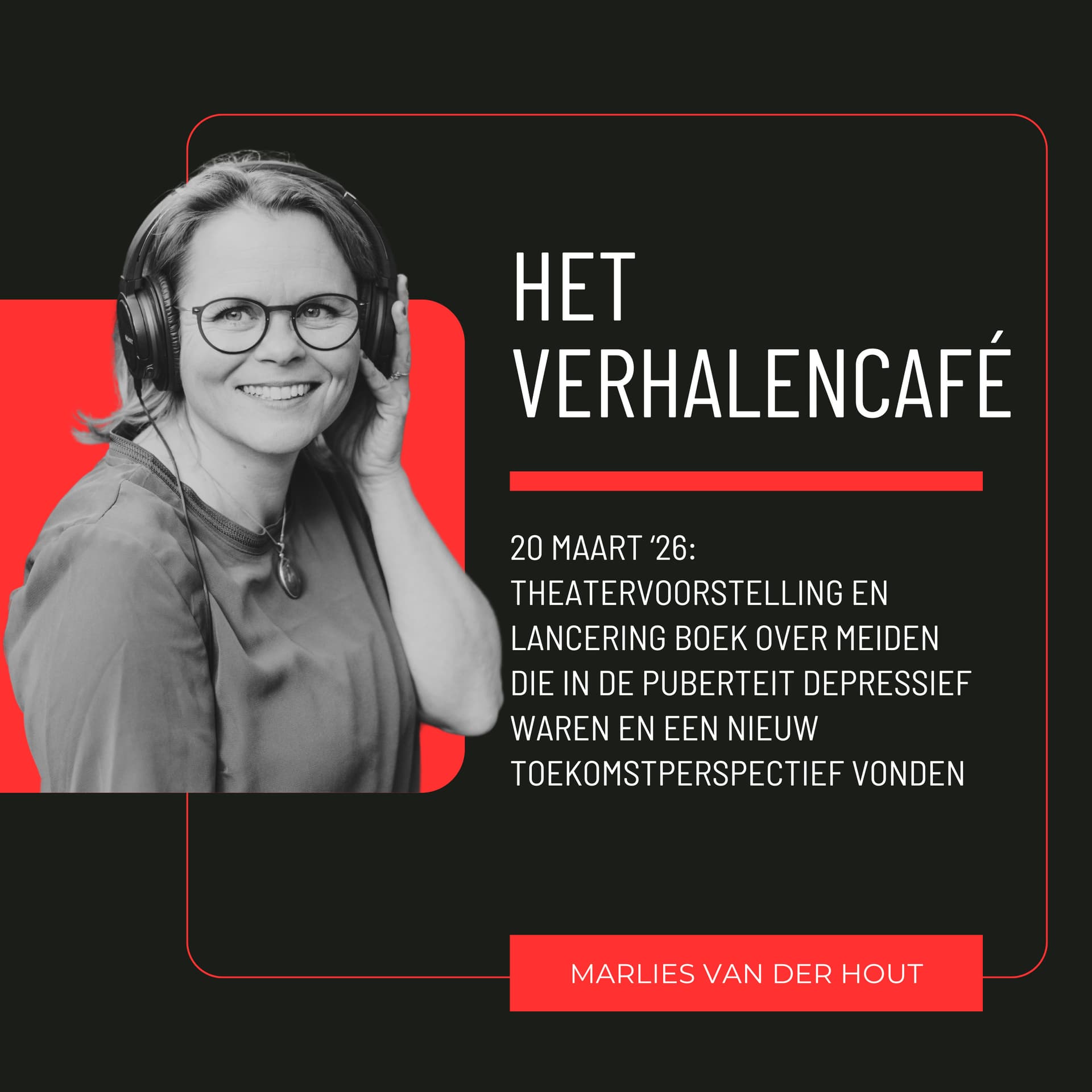 Het Verhalencafé | Marlies van der Hout - Podcasts