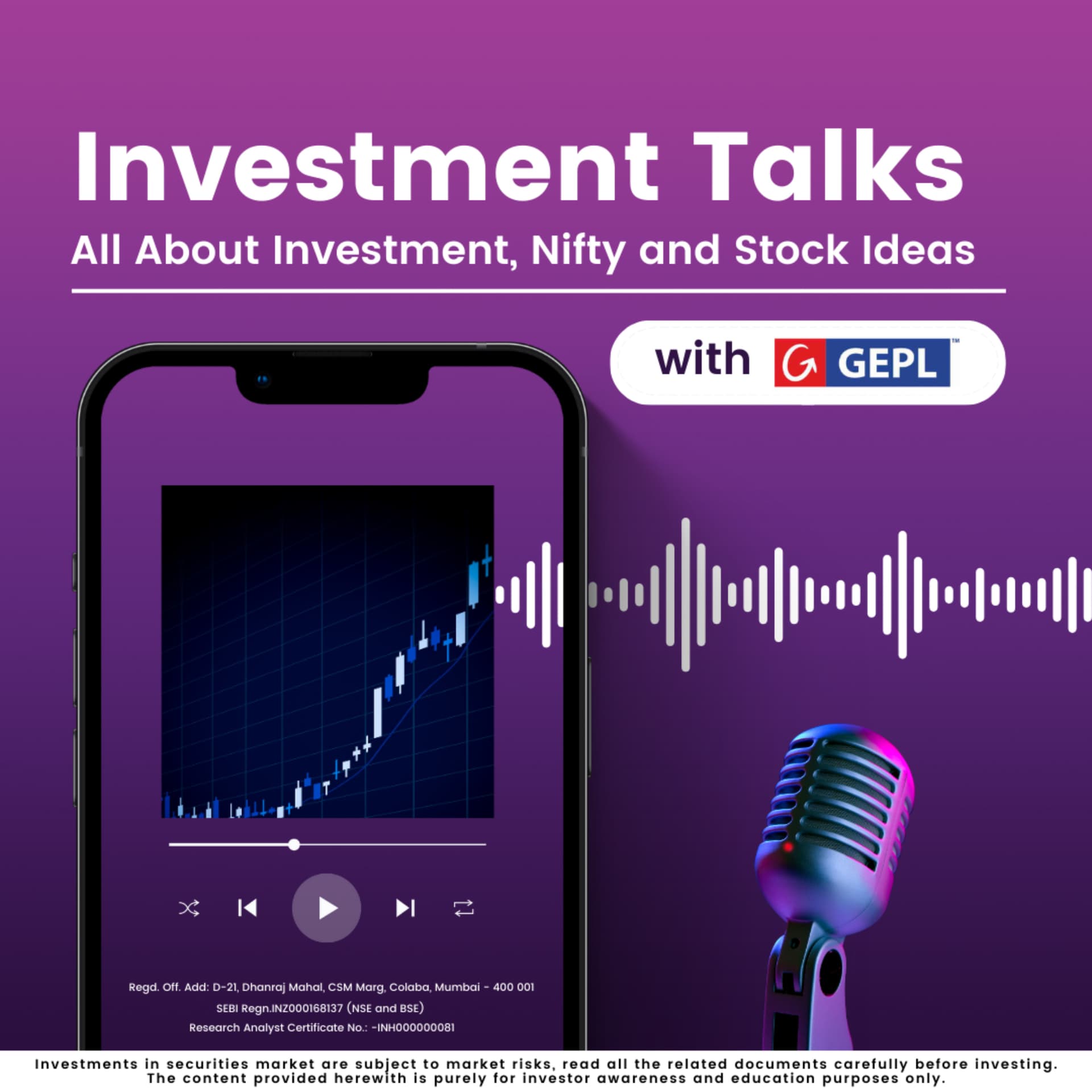 GEPL Capital - Investment Talks - All About Investment, Nifty and Stock Ideas - Podcasts