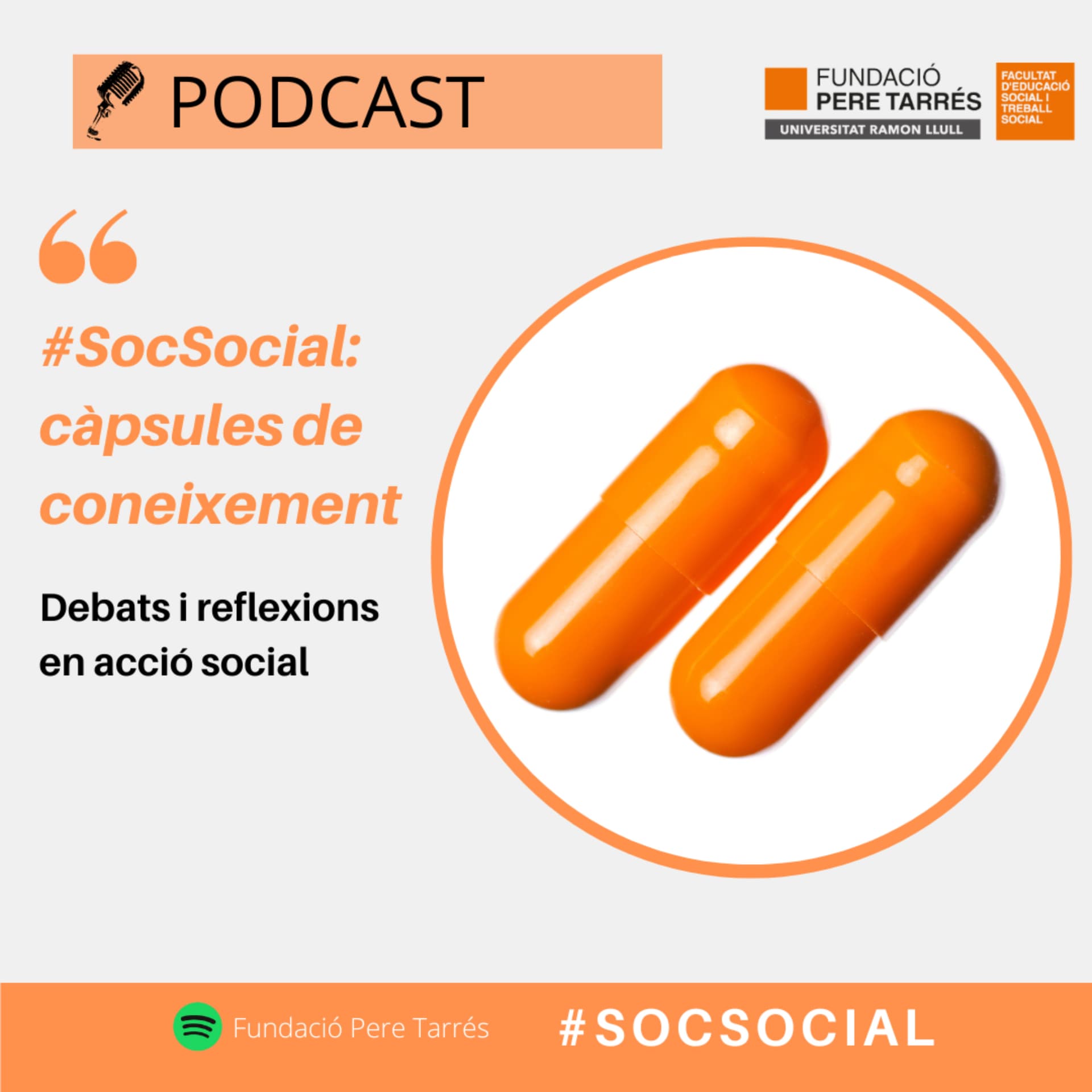 #SocSocial: càpsules de coneixement - Podcasts