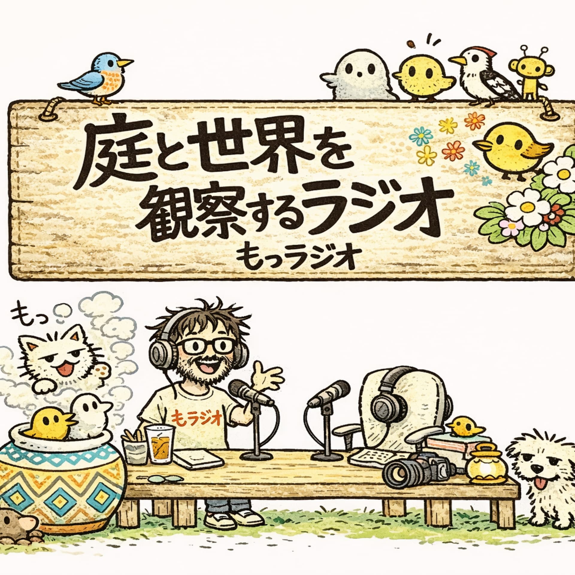 もっラジオ|庭と世界を観察する好奇心ラジオ - Podcasts