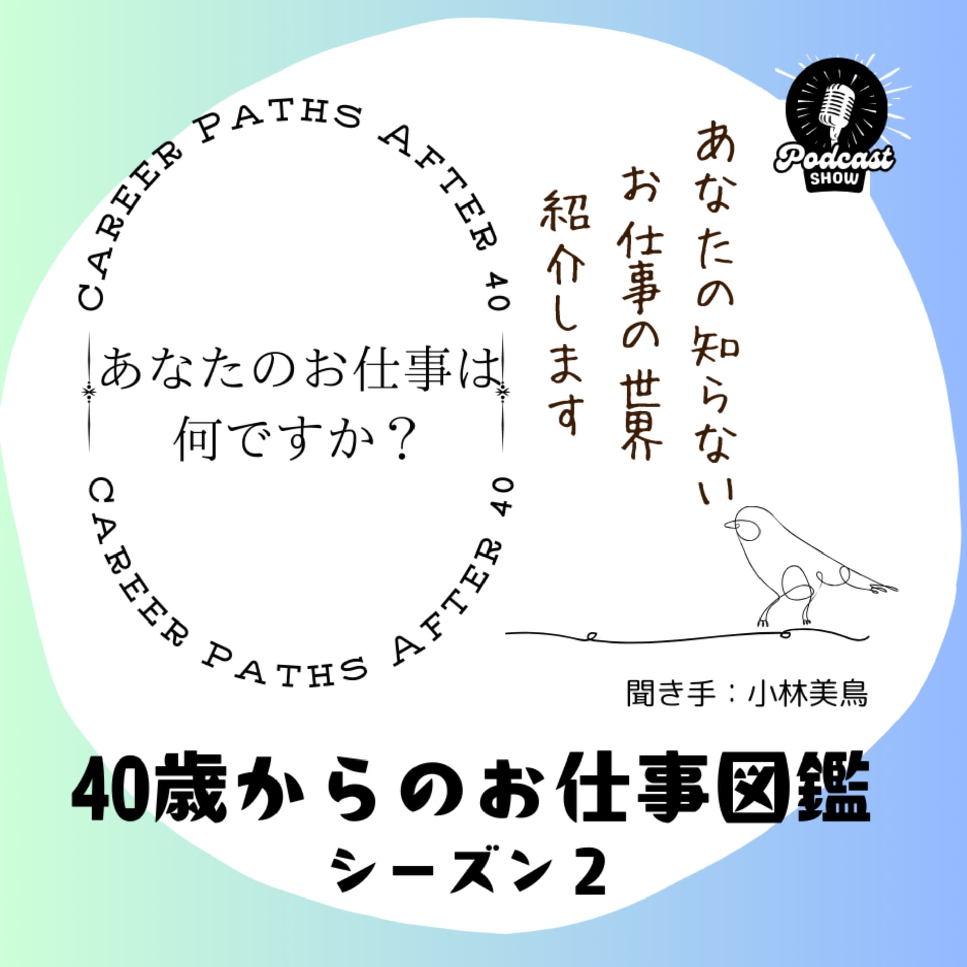 40歳からのお仕事図鑑Season2(キャリアに悩むアラフォー世代からのお仕事紹介Podcast) - Podcasts