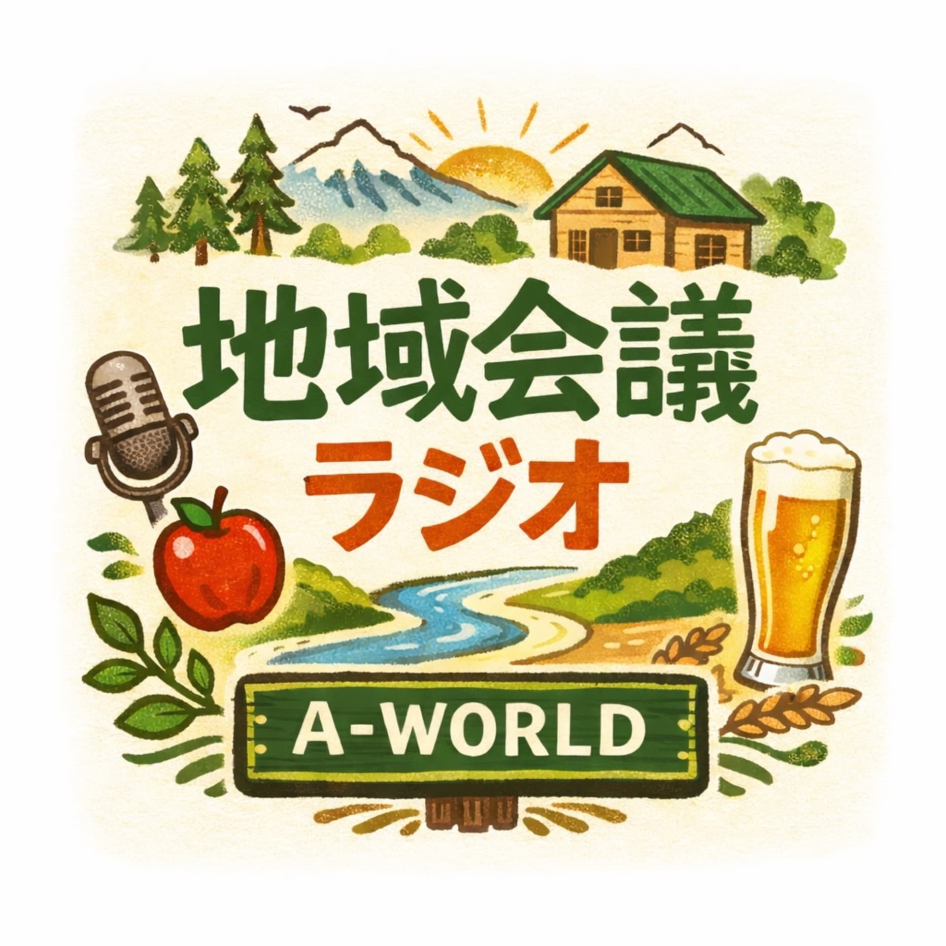 地域会議ラジオ(旧:あら、りんご。ラジオ) - Podcasts