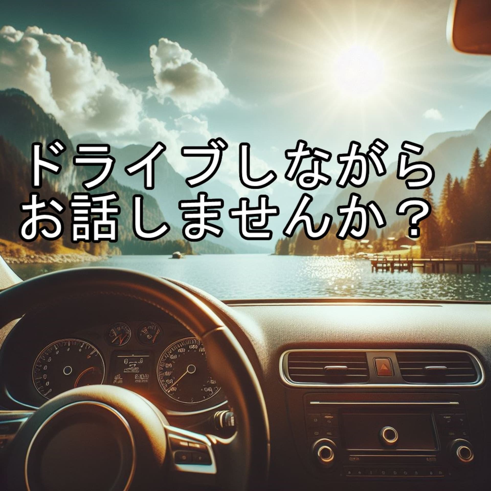 ドライブしながらお話しませんか?