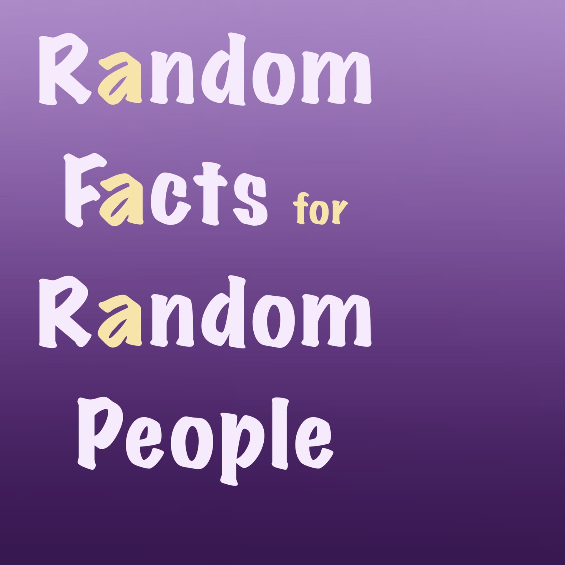 Random Facts for Random People - Podcasts