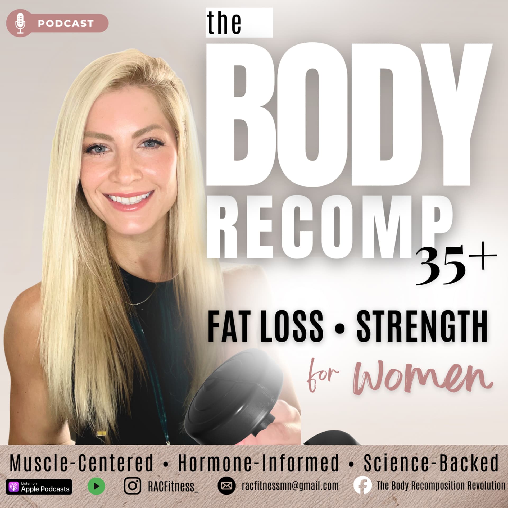 Lose Weight + Build Muscle After 35: The Body Recomposition Podcast - Podcasts