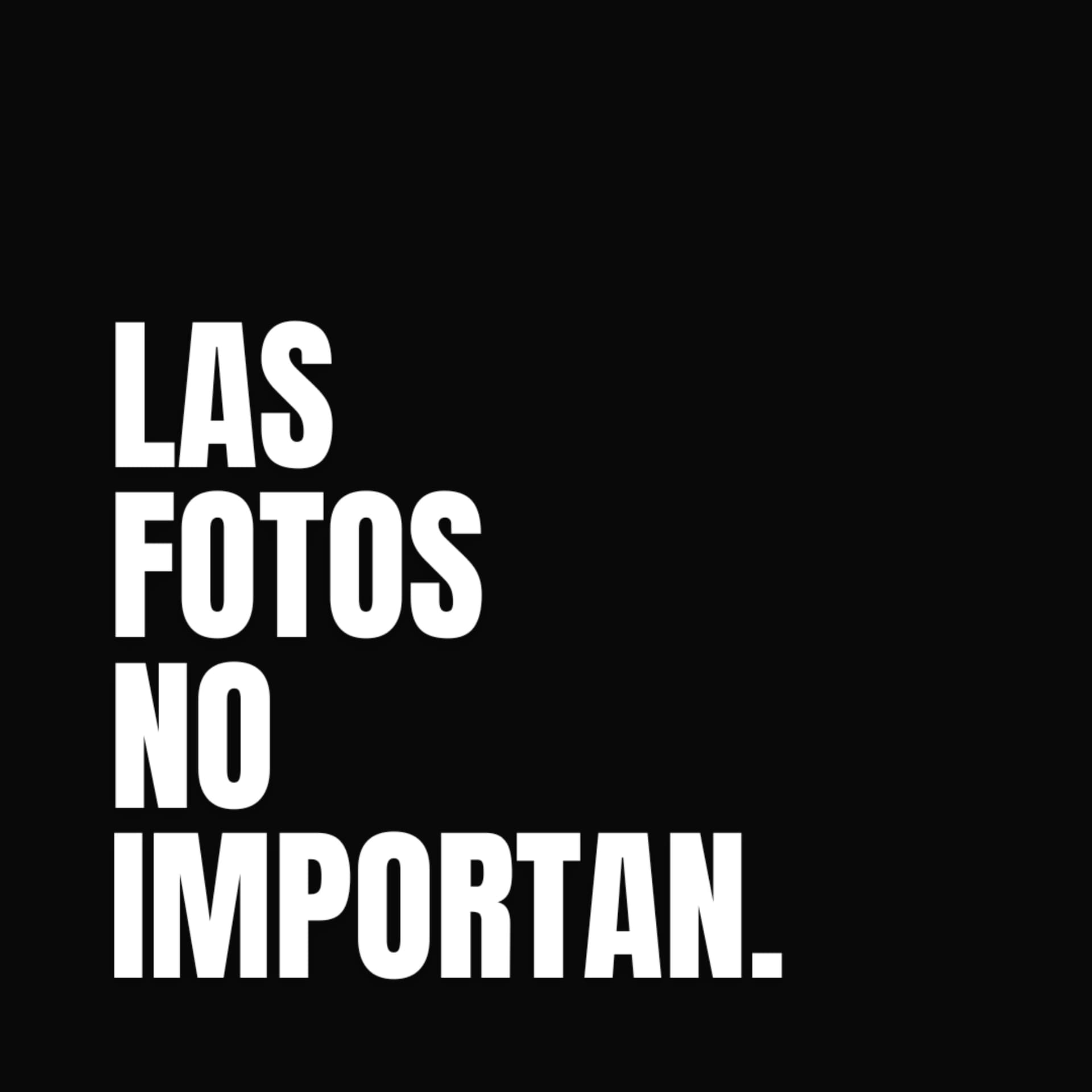 LAS FOTOS NO IMPORTAN. Reflexiones en RAW. - Podcasts