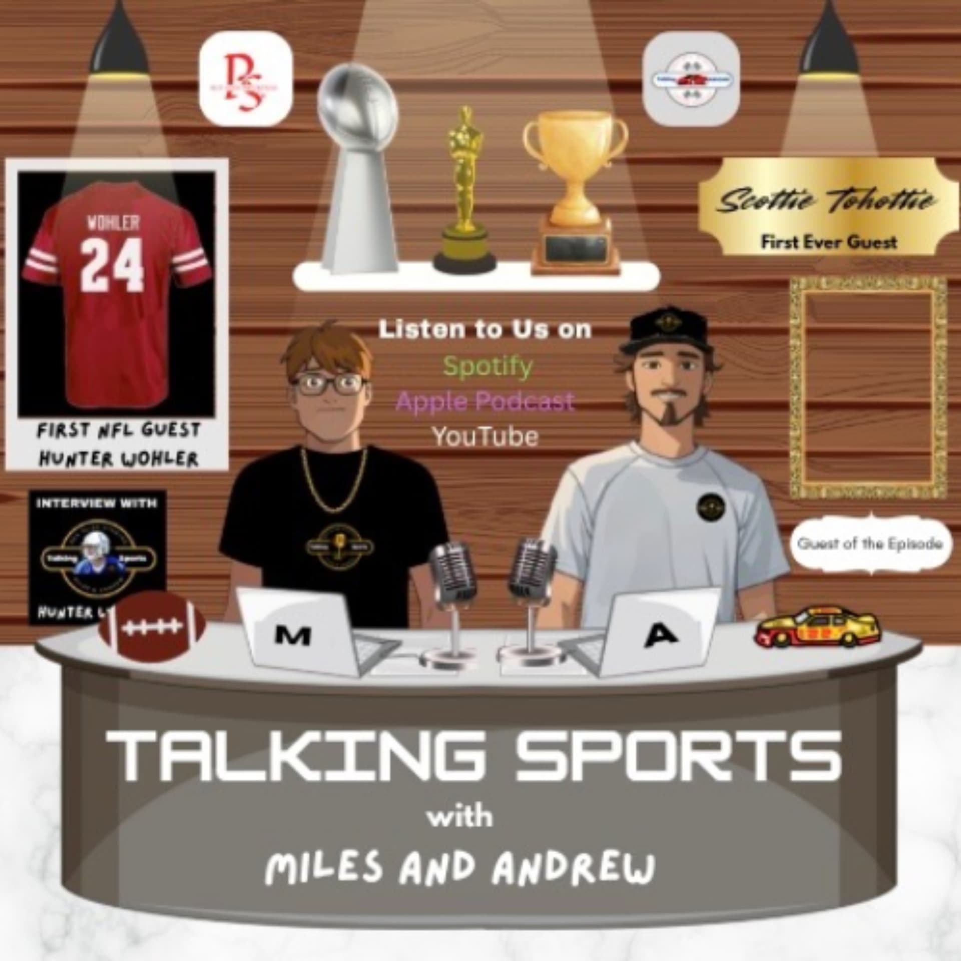 Talking Sports w Miles and Andrew - Podcasts