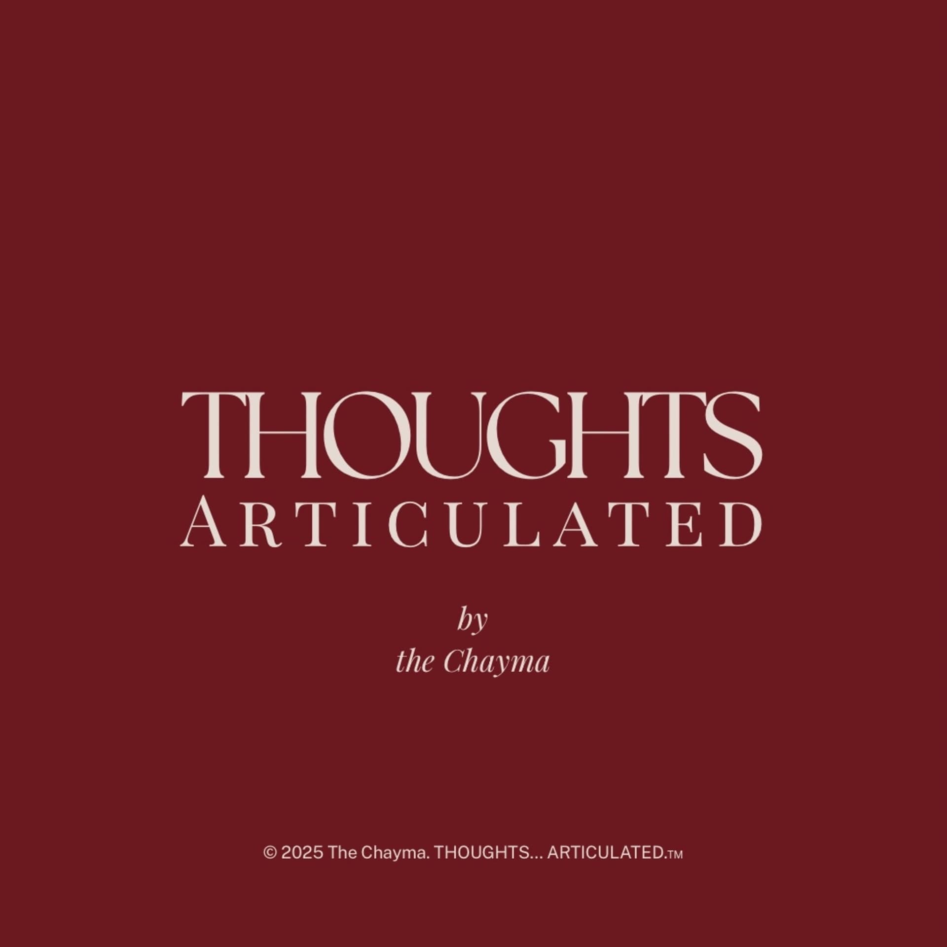 Thoughts⦠Articulated. - Podcasts
