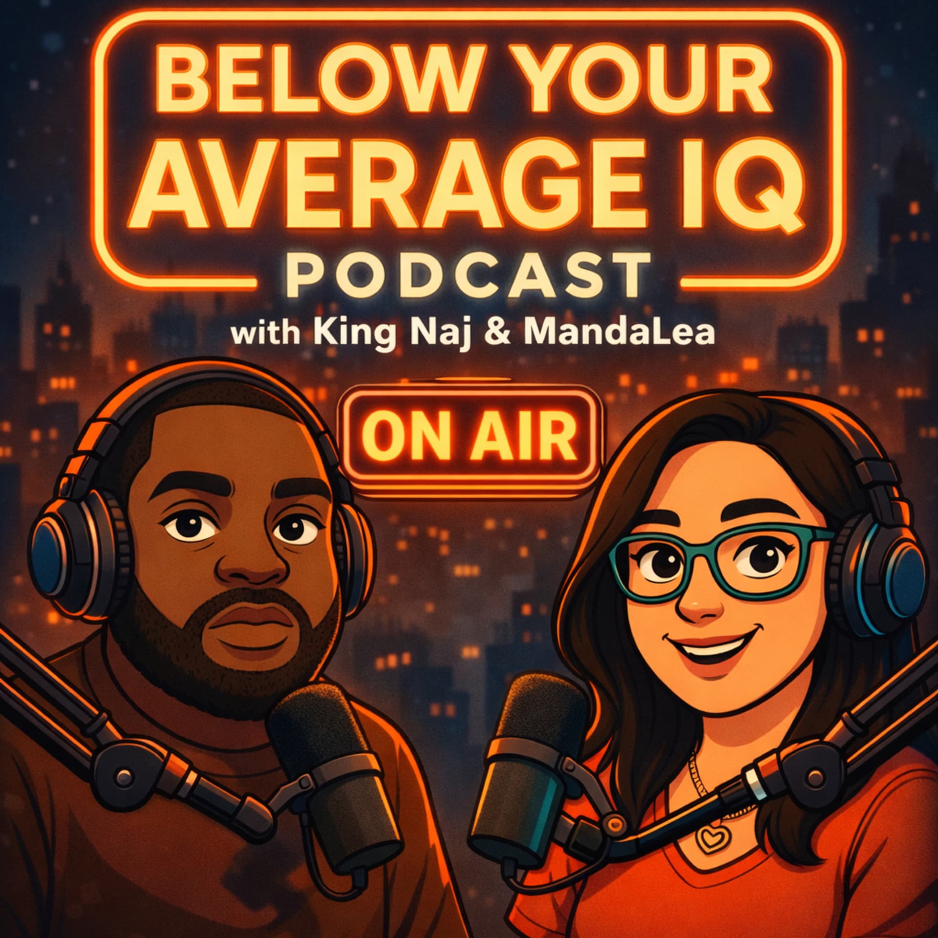 Below Your Average IQ Podcast Unfiltered. Unhinged. Unapologetically Funny. - Podcasts