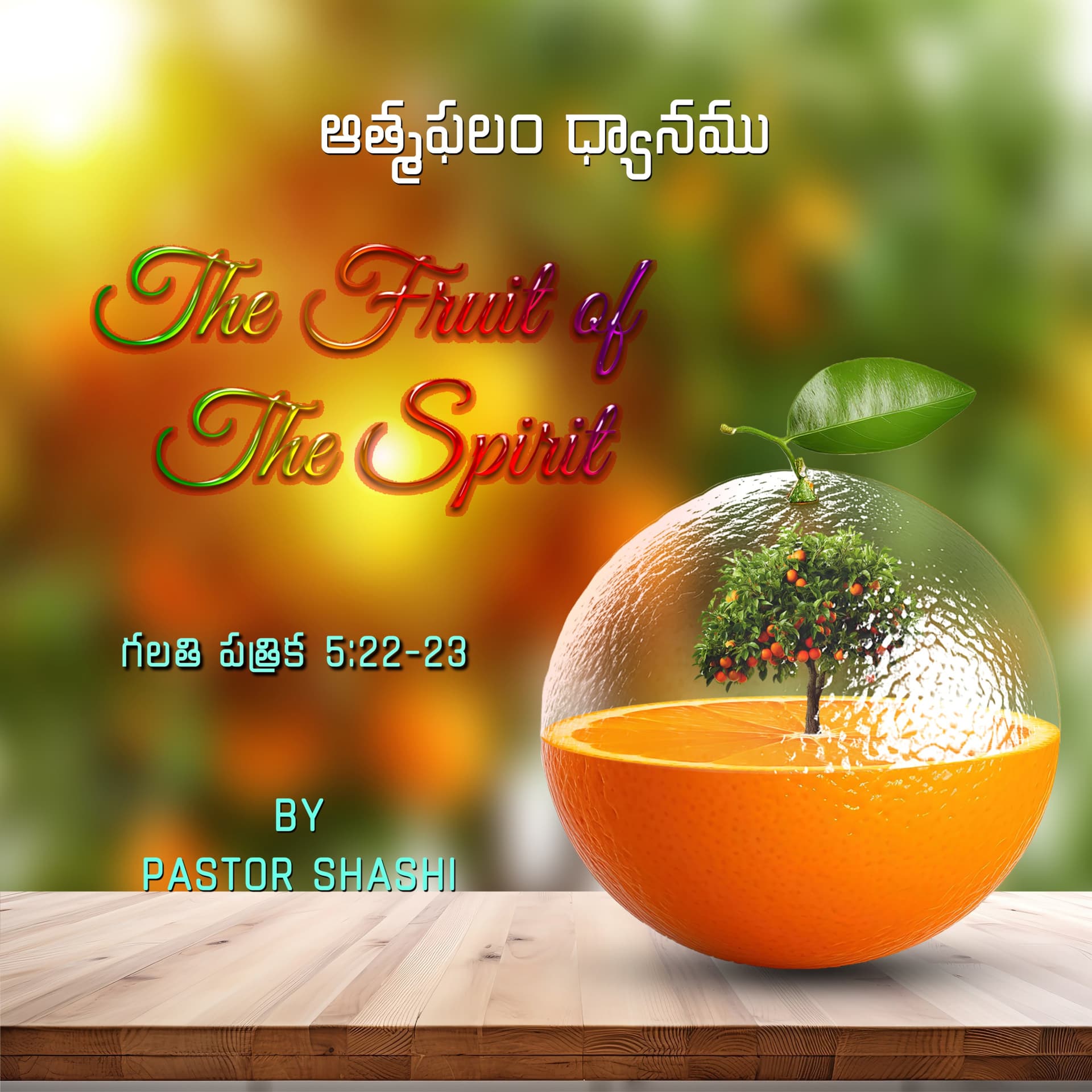 ఆత్మ ఫలం ధ్యానము || Sermons by Pastor Shashi - Podcasts