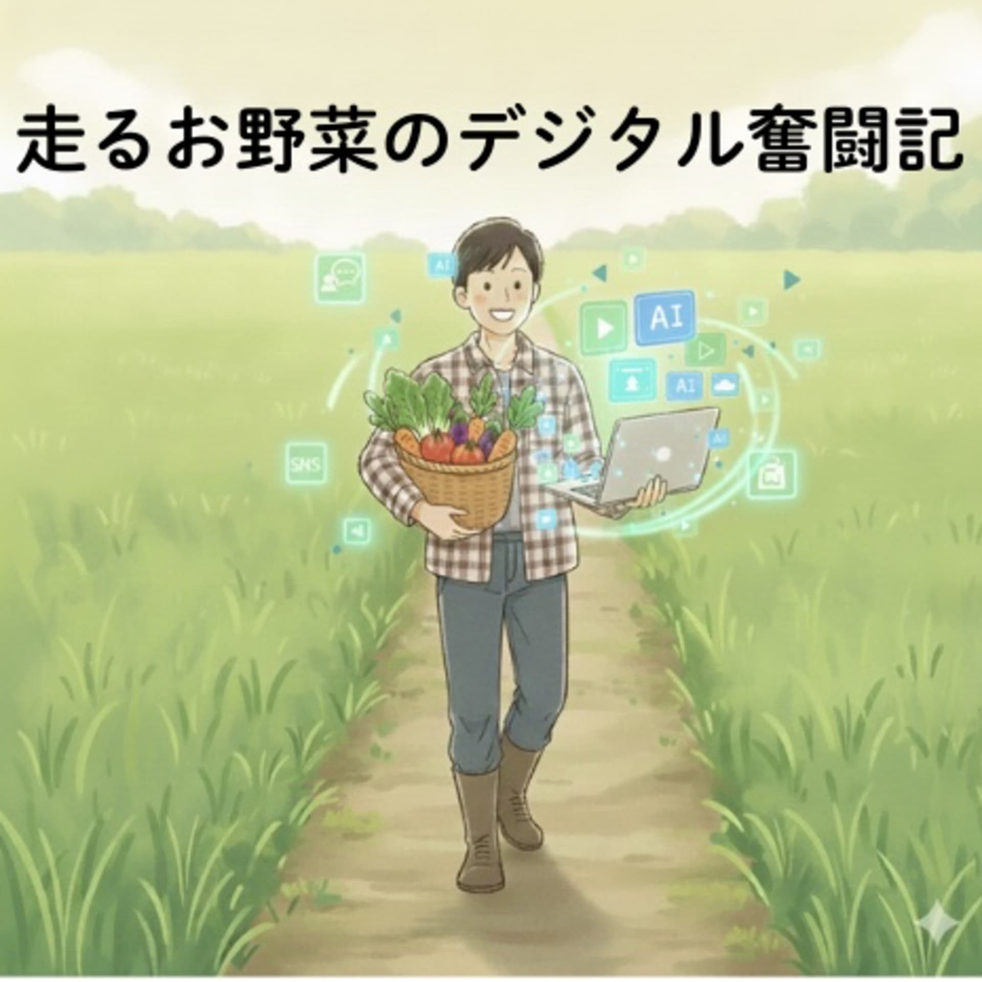 走るお野菜のデジタル奮闘記