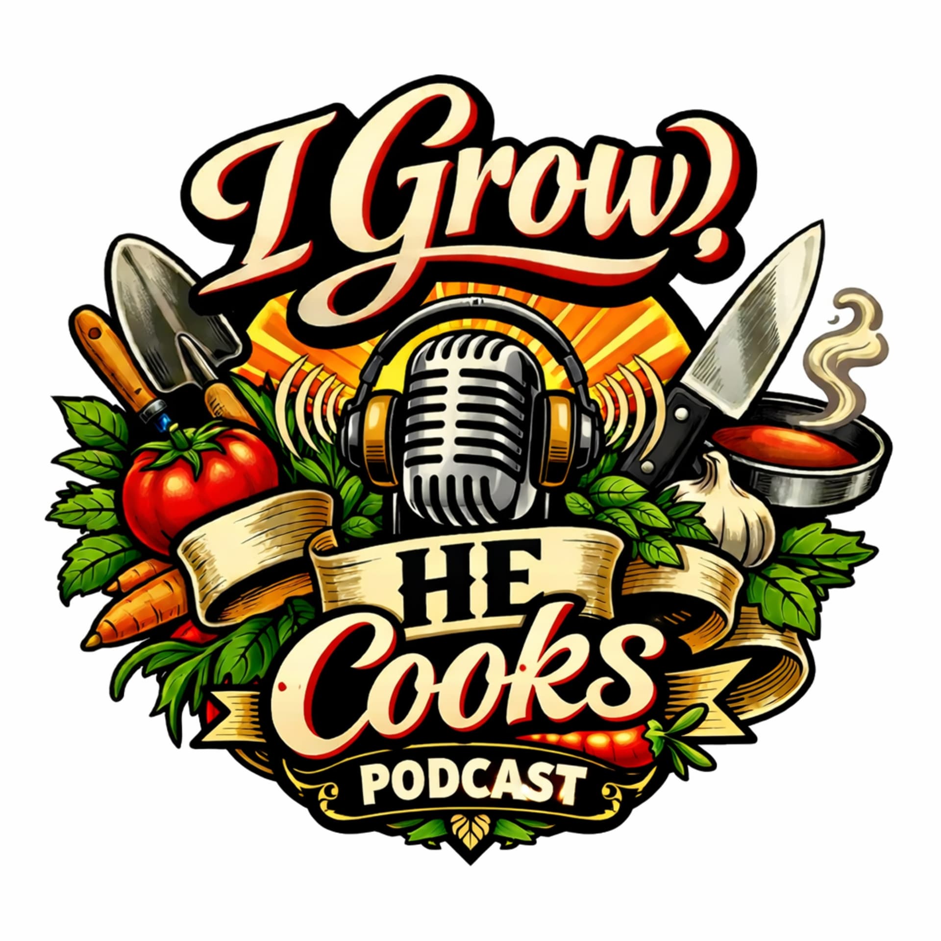 I grow, he cooks - Podcasts