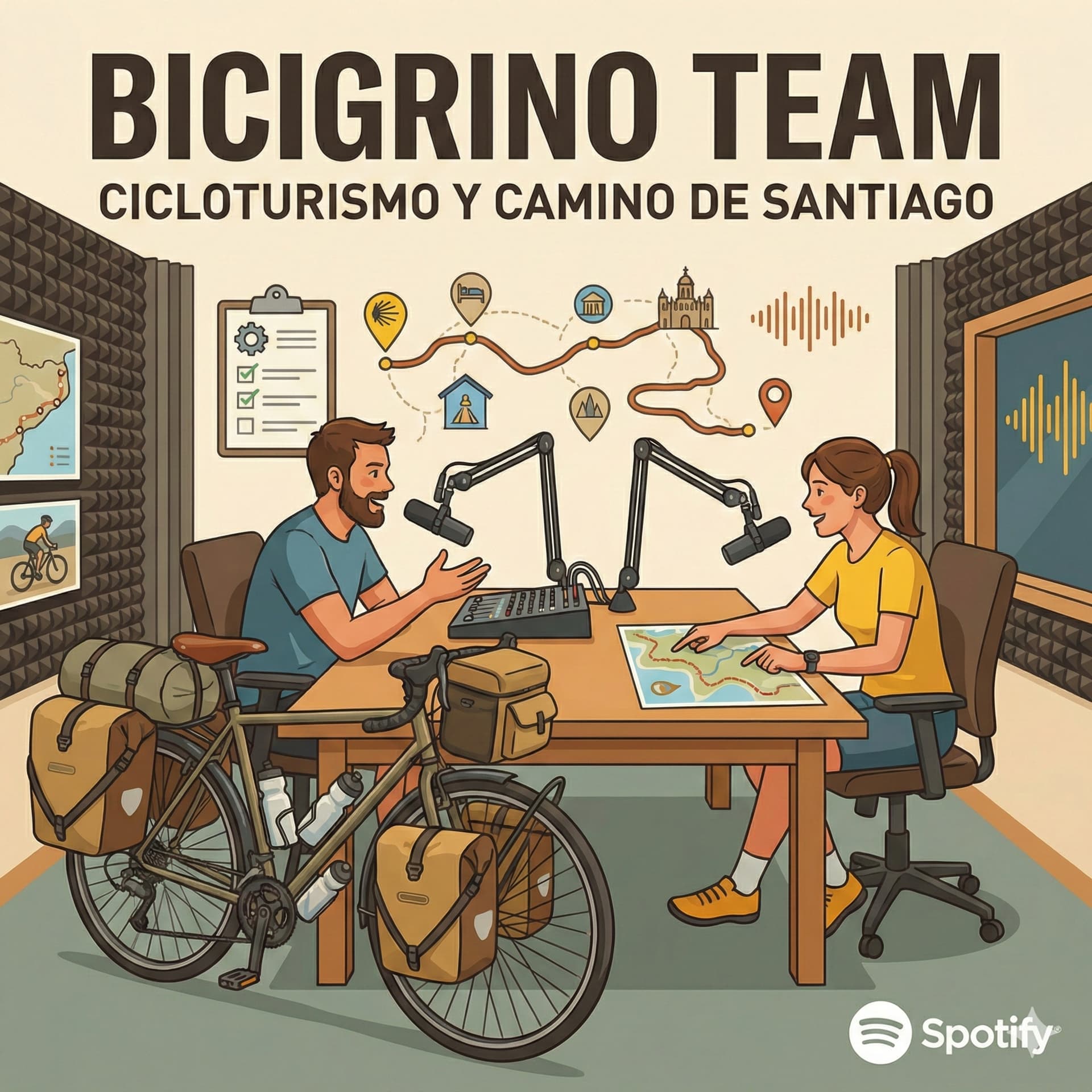 Cicloturismo camino de Santiago - Podcasts