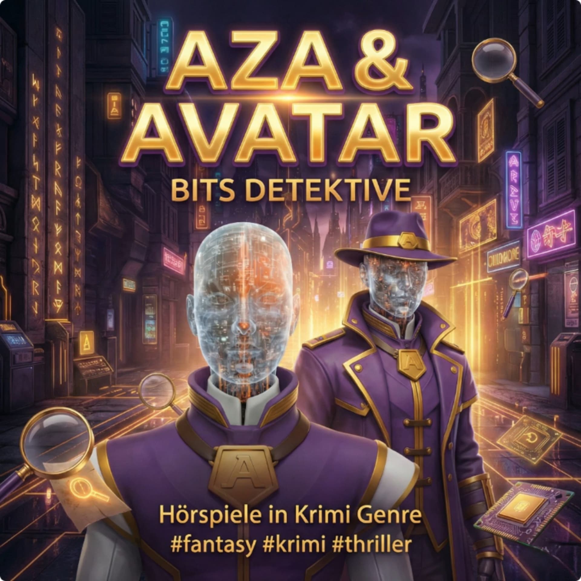 Aza und Avatar, Die Bytes-Detektive - Podcasts