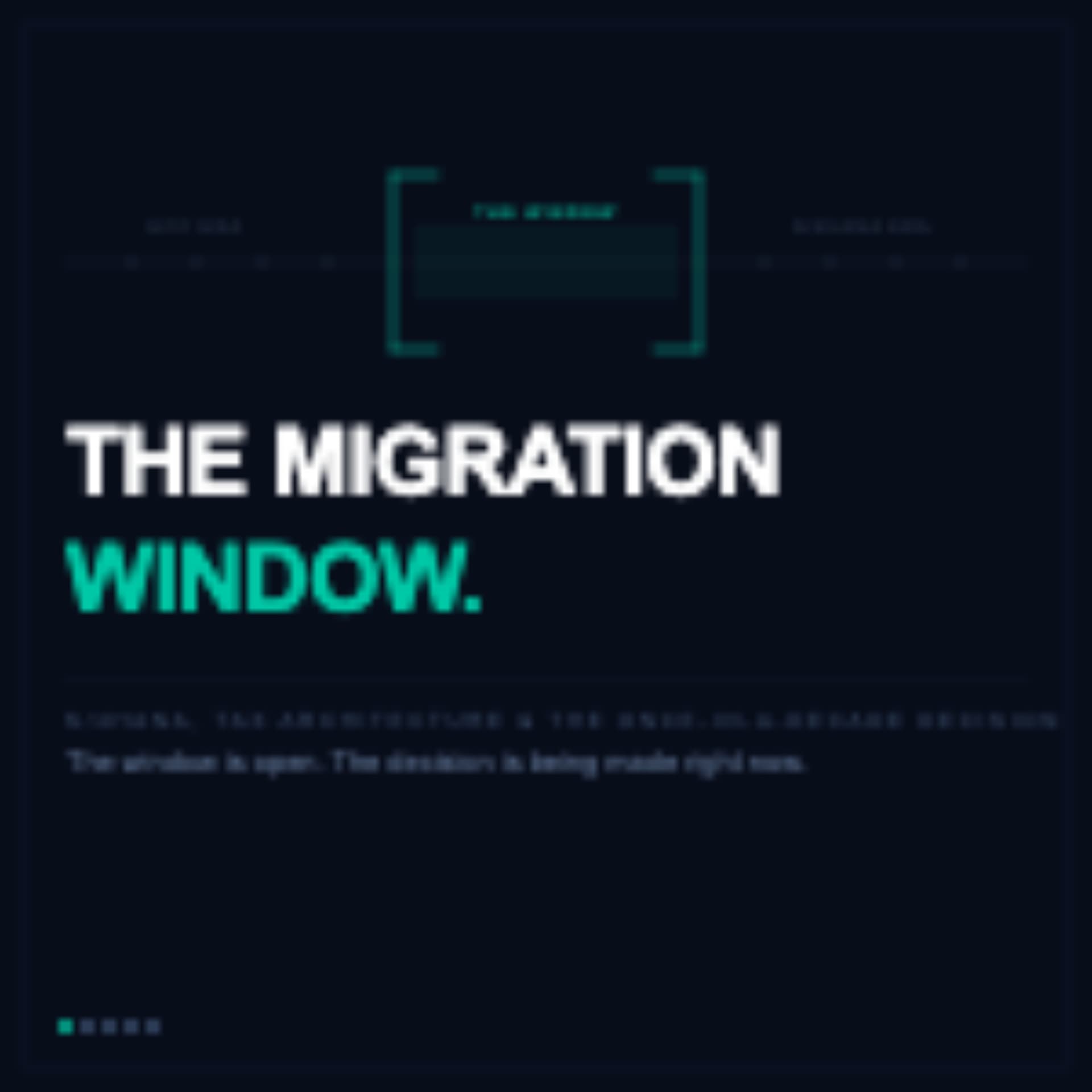 Series 4 - The Migration Window: S/4HANA, Tax Architecture, and the Decision You Only Get to Make On - Podcasts