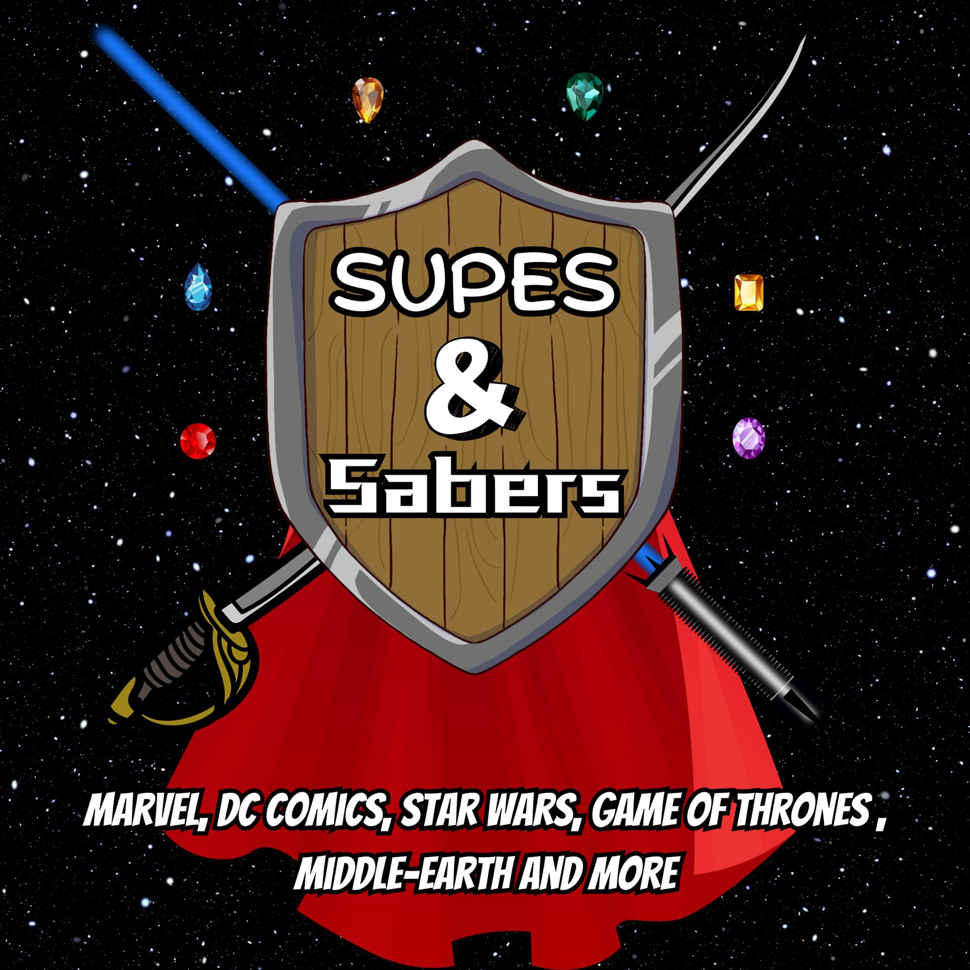 Supes and Sabers: Daredevil Born Again Season 2 Recaps, DCU, Marvel (MCU), Star Wars News - Podcasts