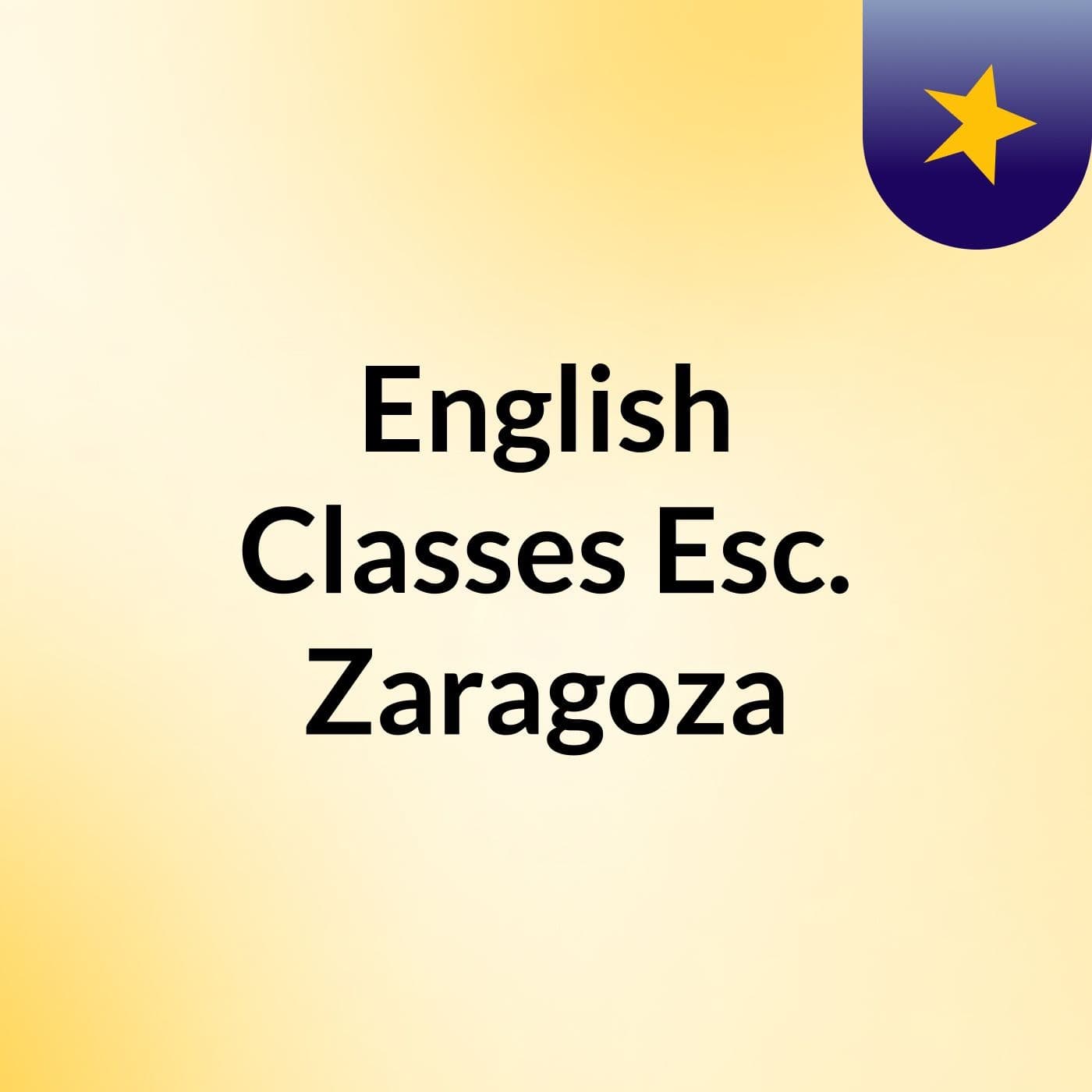 English Classes Esc. Zaragoza