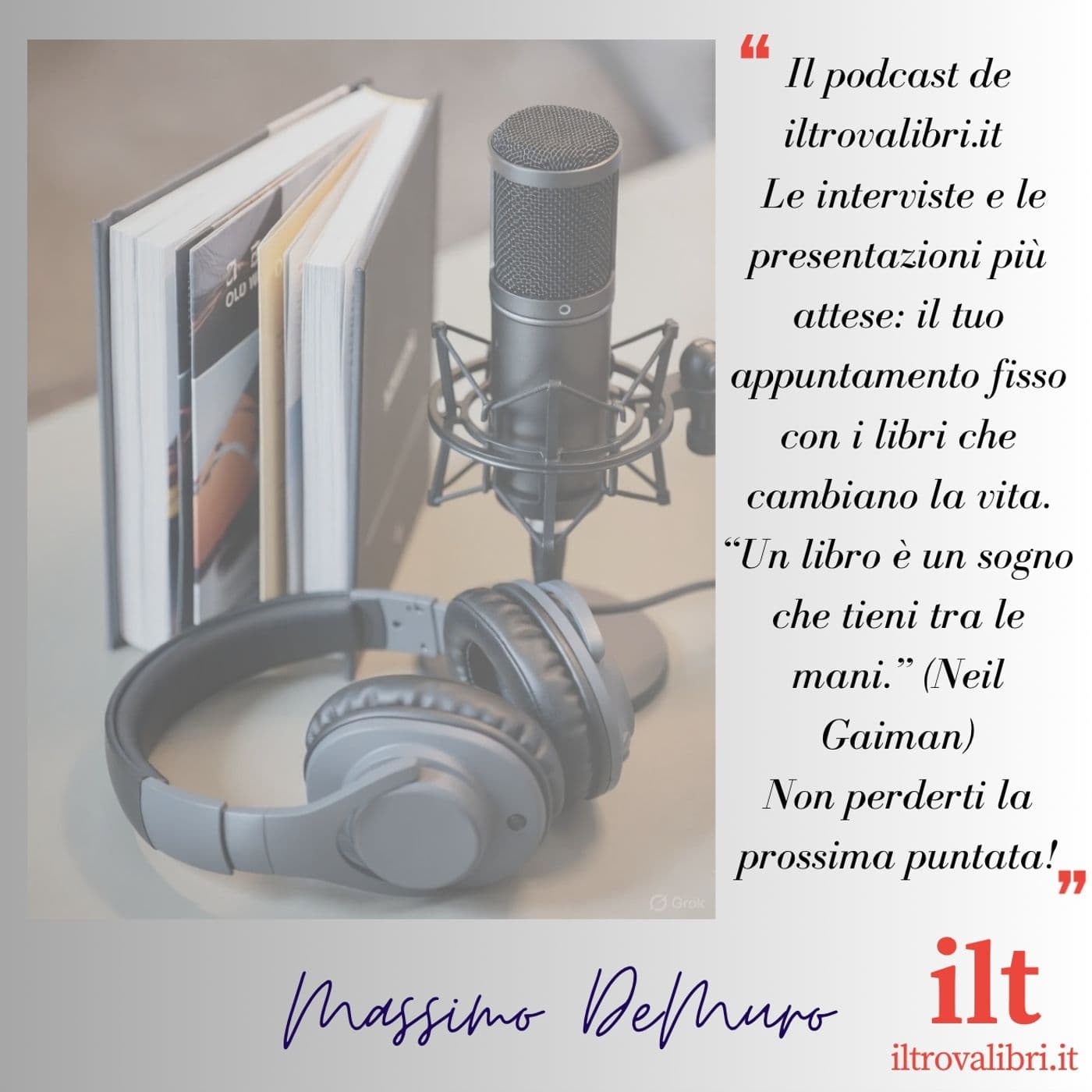 iltrovalibri le interviste di Massimo DeMuro. - Podcasts