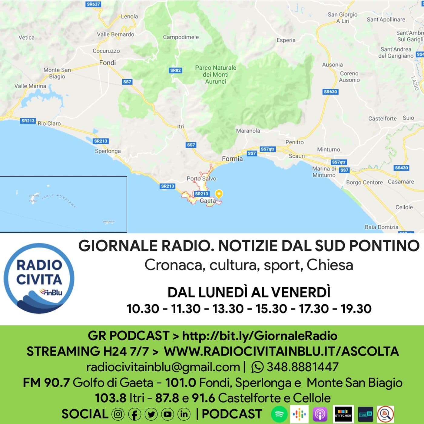 Notizie dal Lazio sud 2020 - Podcasts