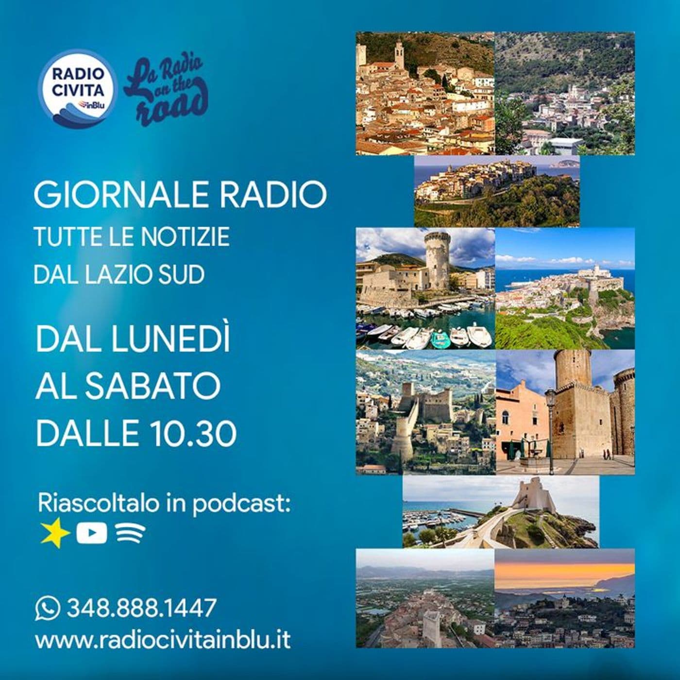 Notizie dal Lazio Sud 2022 - Podcasts