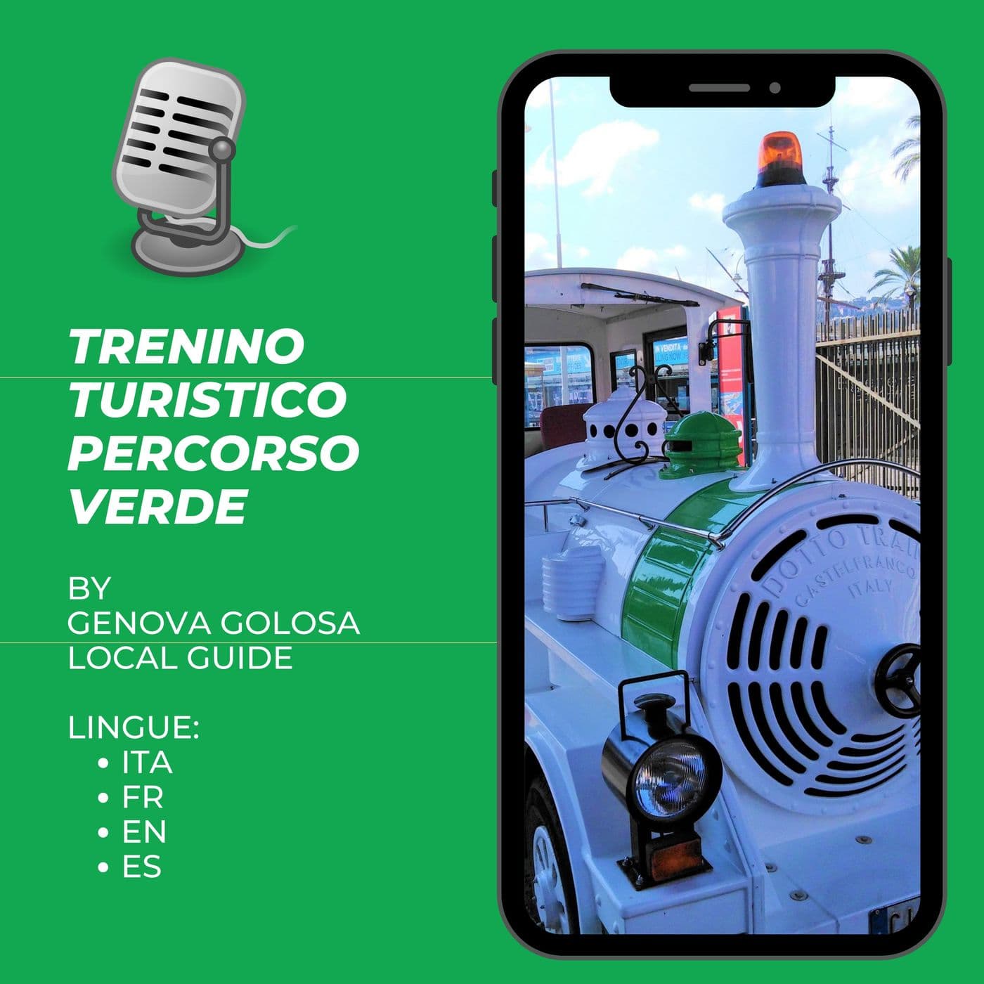 Scopri Genova sui trenini Paganini e Colombo: percorso verde - Podcasts