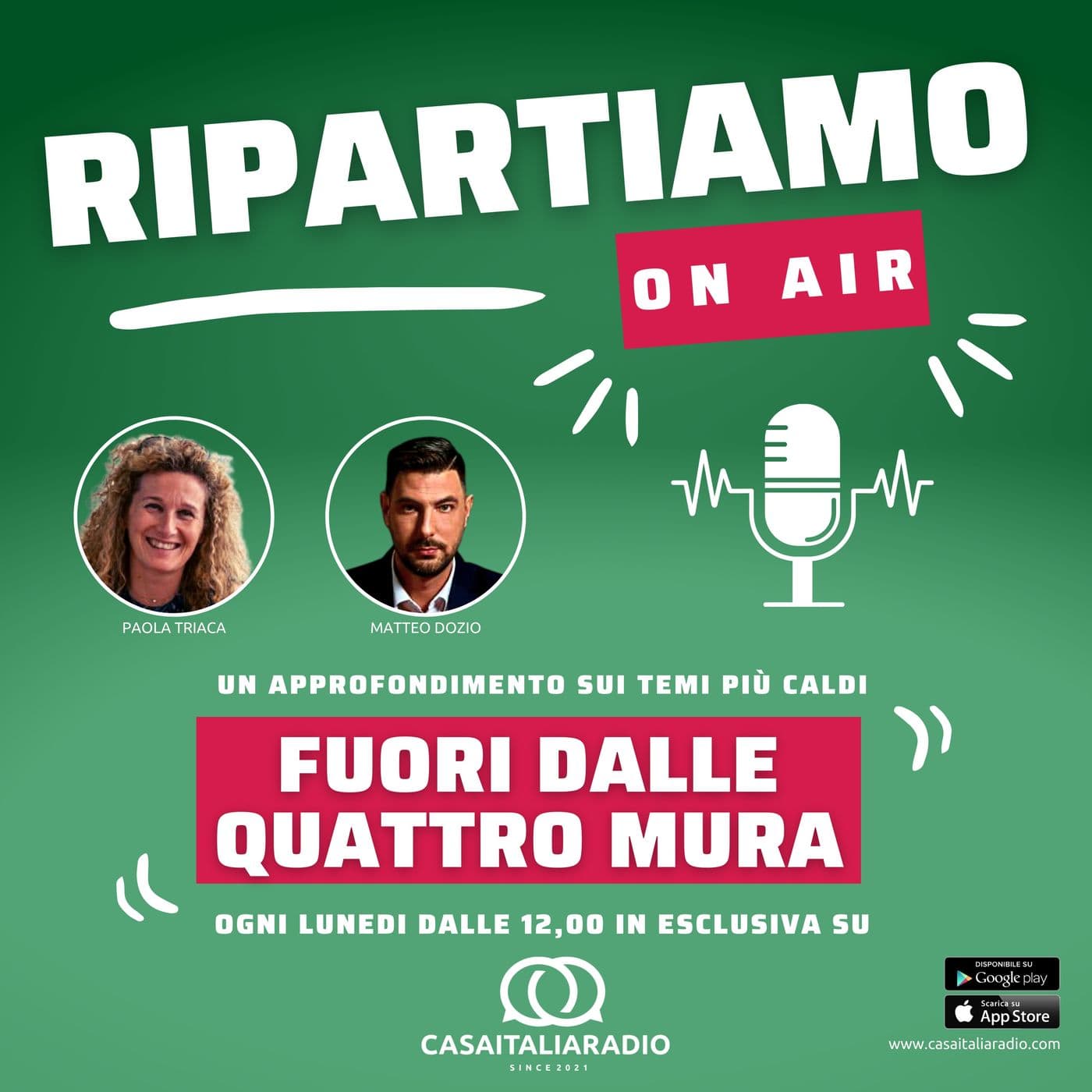 RIPARTIAMO ON AIR : fuori dalle 4 mura - Podcasts
